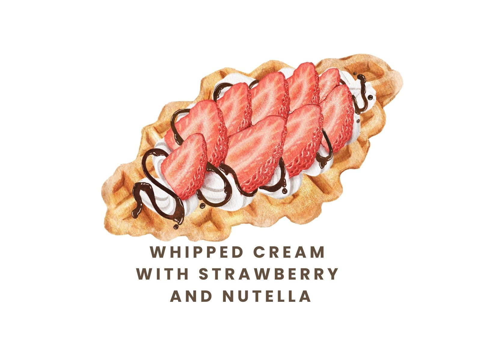 Strawberry Nutella Croffle