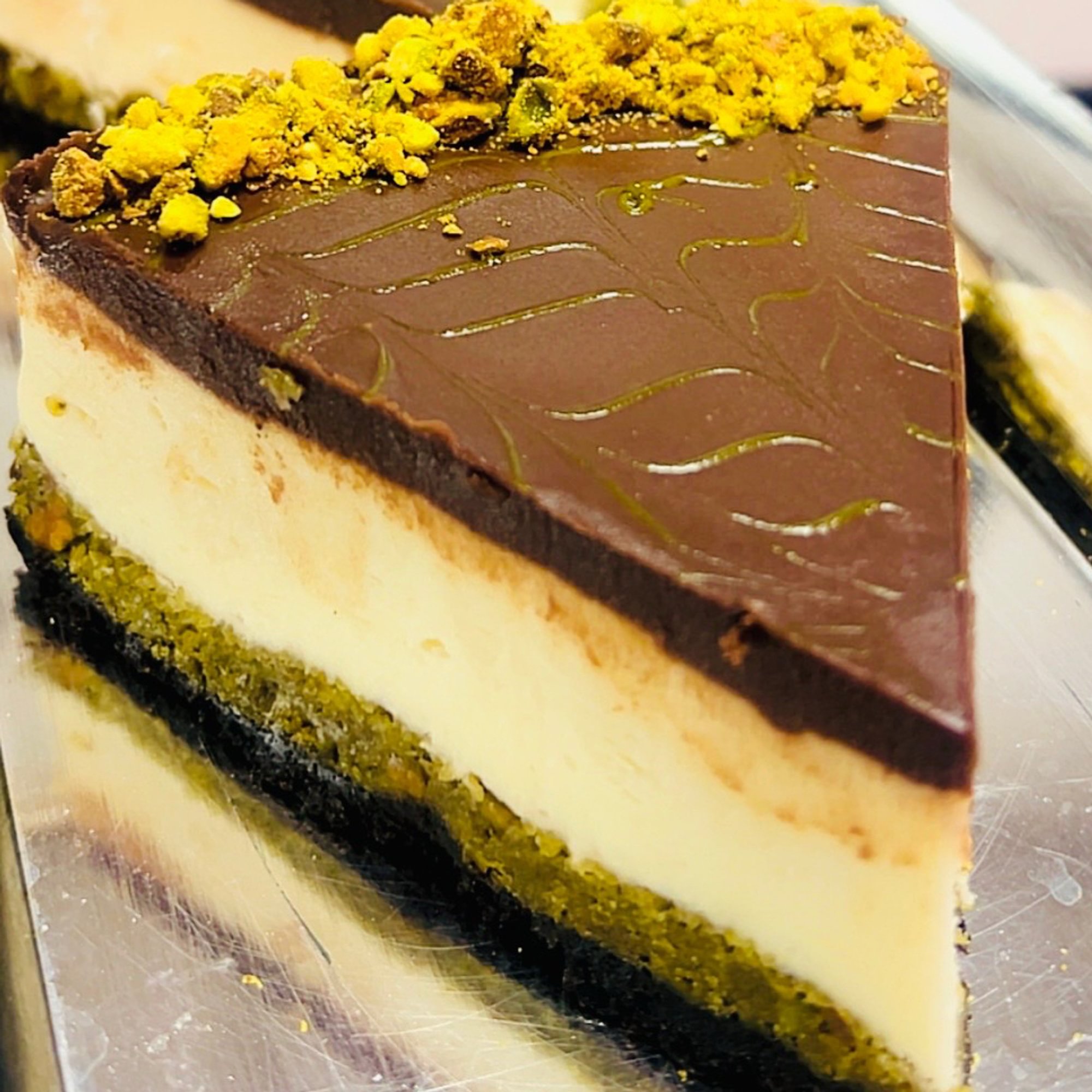 Dubai Chocolate Cheesecake