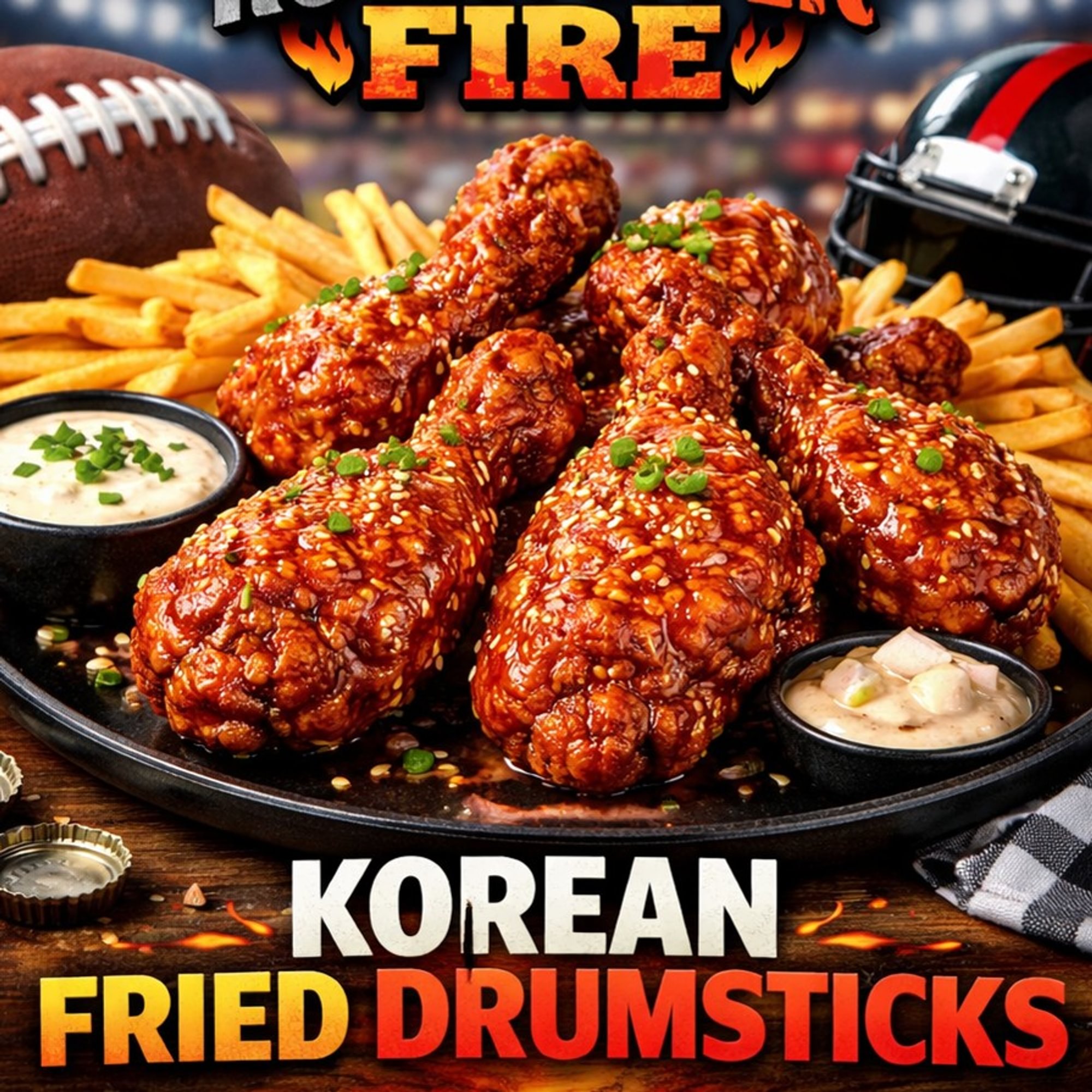 Large Combo (24 Wings, 12 Drumsticks & Fries)