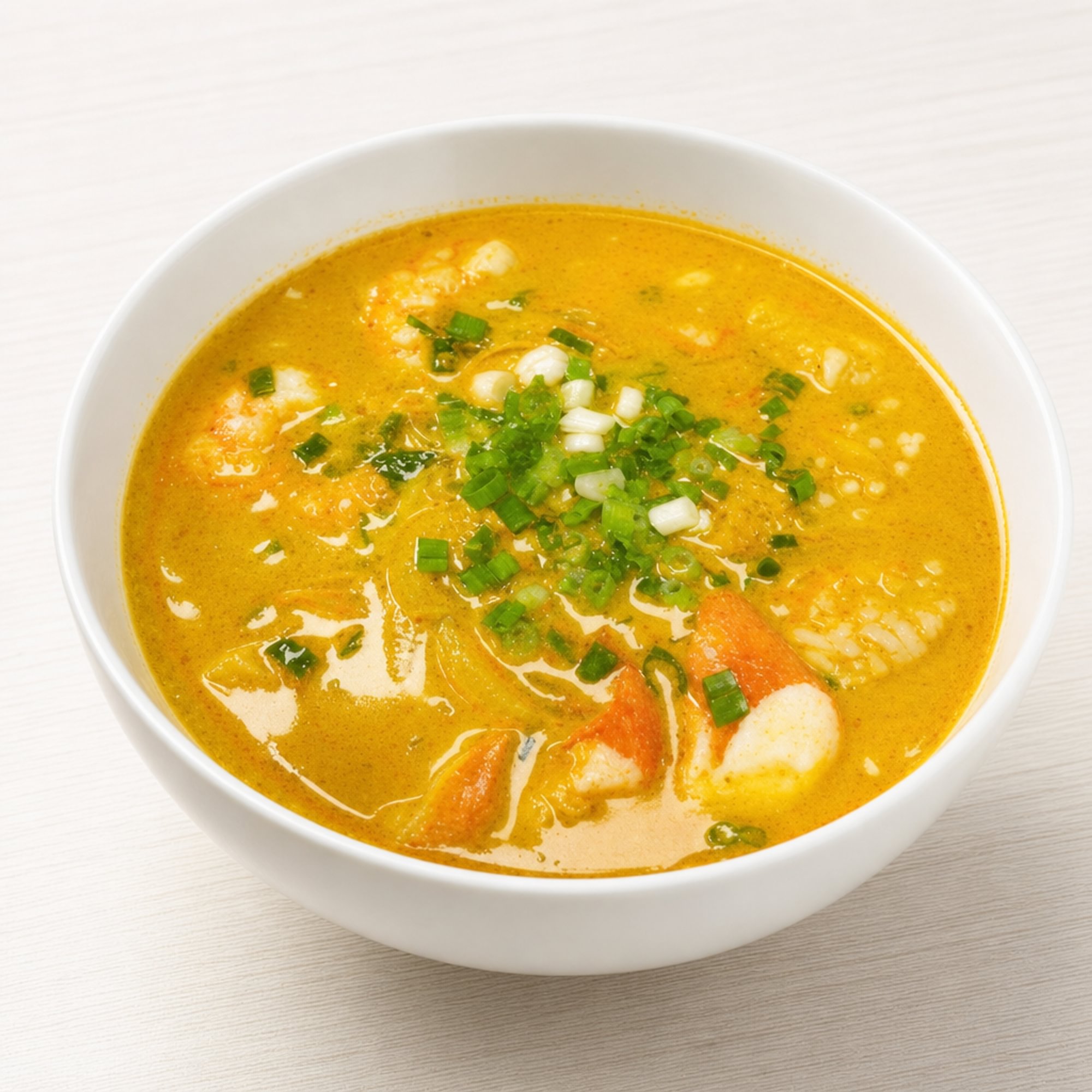 67B. Cà Ri Hải Sản (Curry Seafood Vermicelli Noodle Soup)