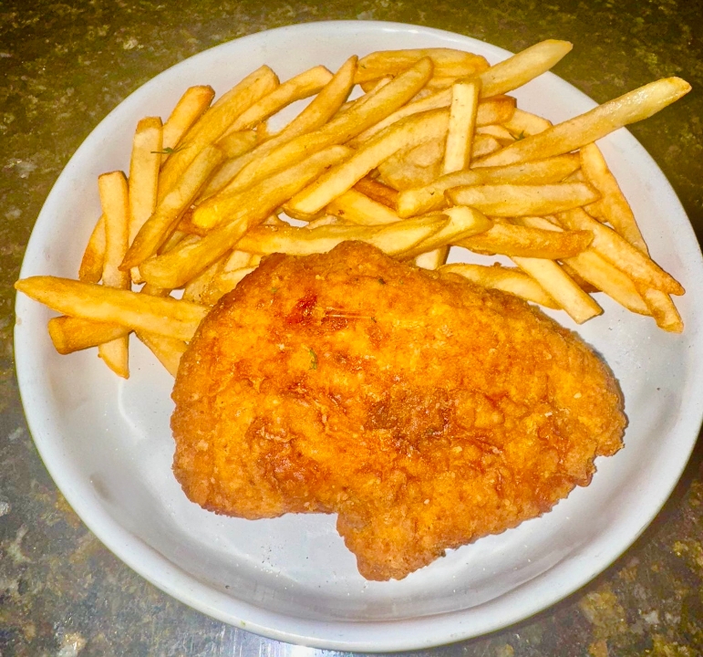 Chicken Cutlet And Fries