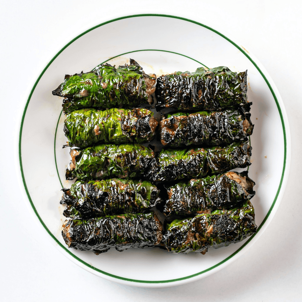 Grilled Minced Beef Wrapped in Wild Betel Leaf (10 Pieces) /Bò Nướng Lá Lốt