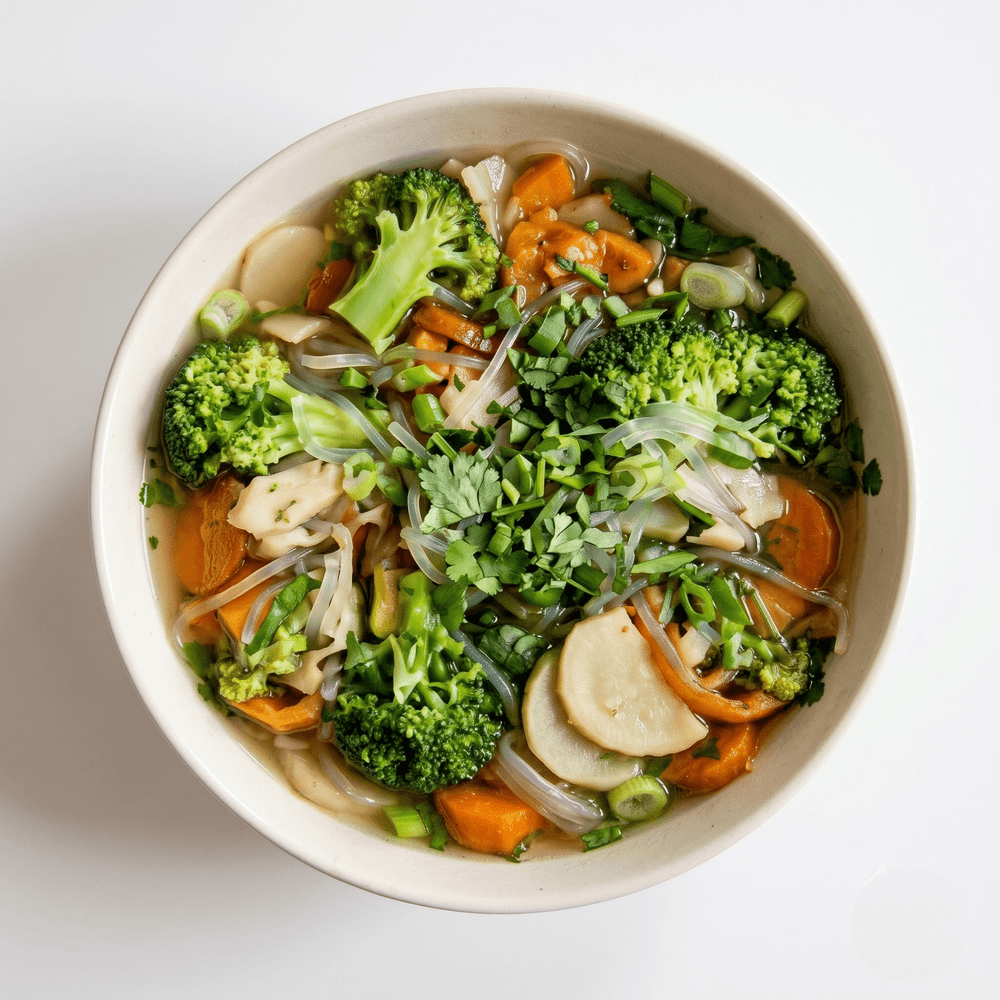 Noodle Soup with Vegetables (Veggie Broth)