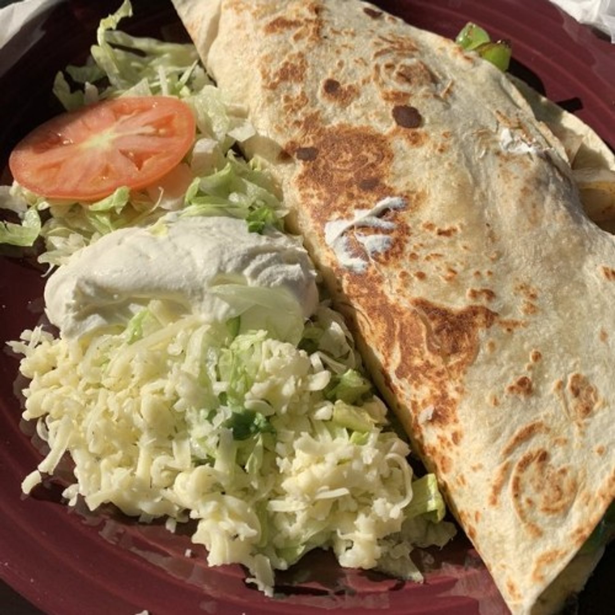 Fiesta Shrimp Quesadilla