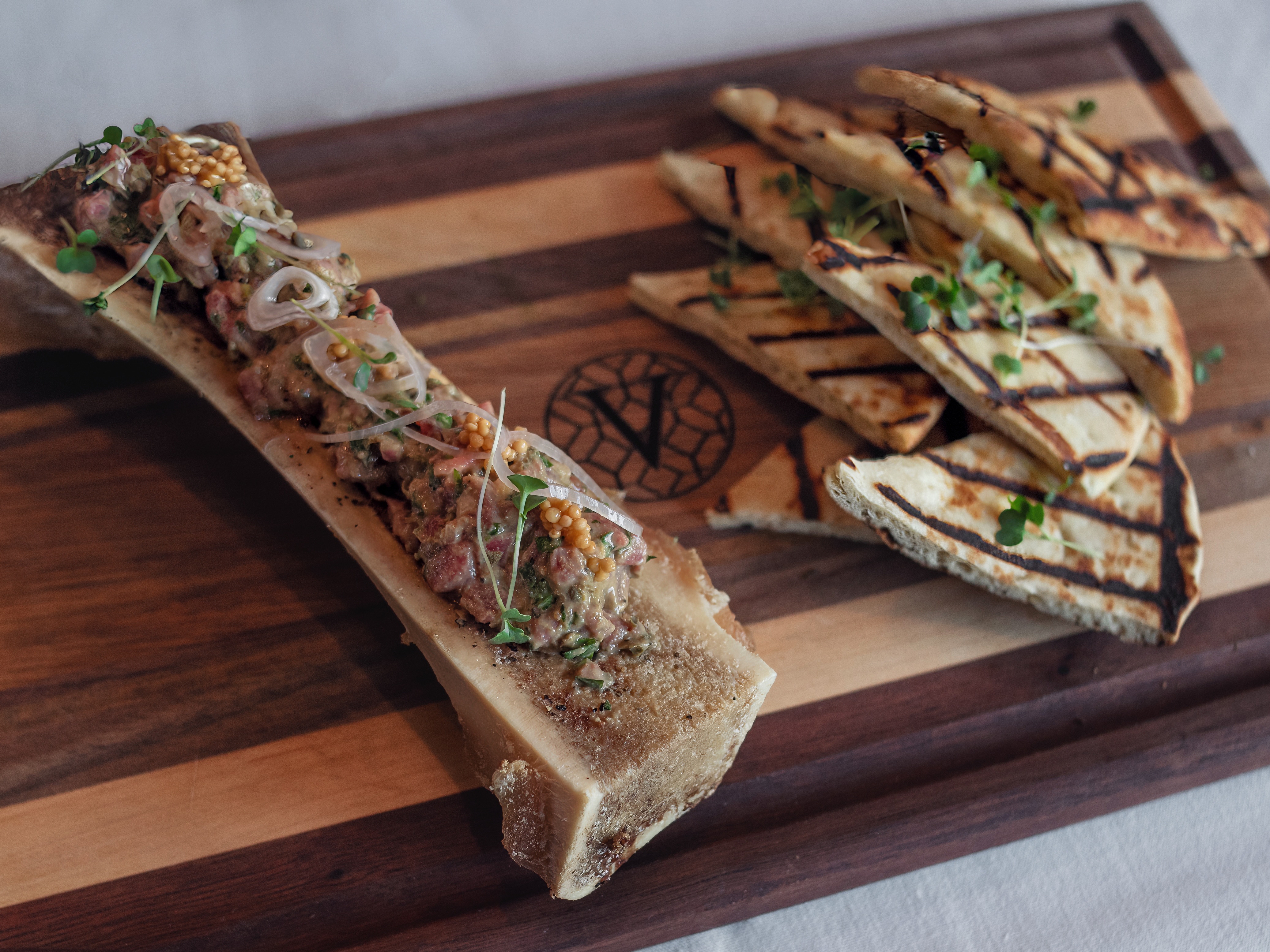 Roasted Bone Marrow Tartare