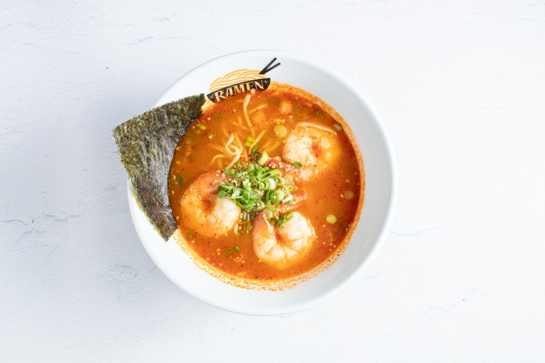 Tom Yum Shrimp Ramen