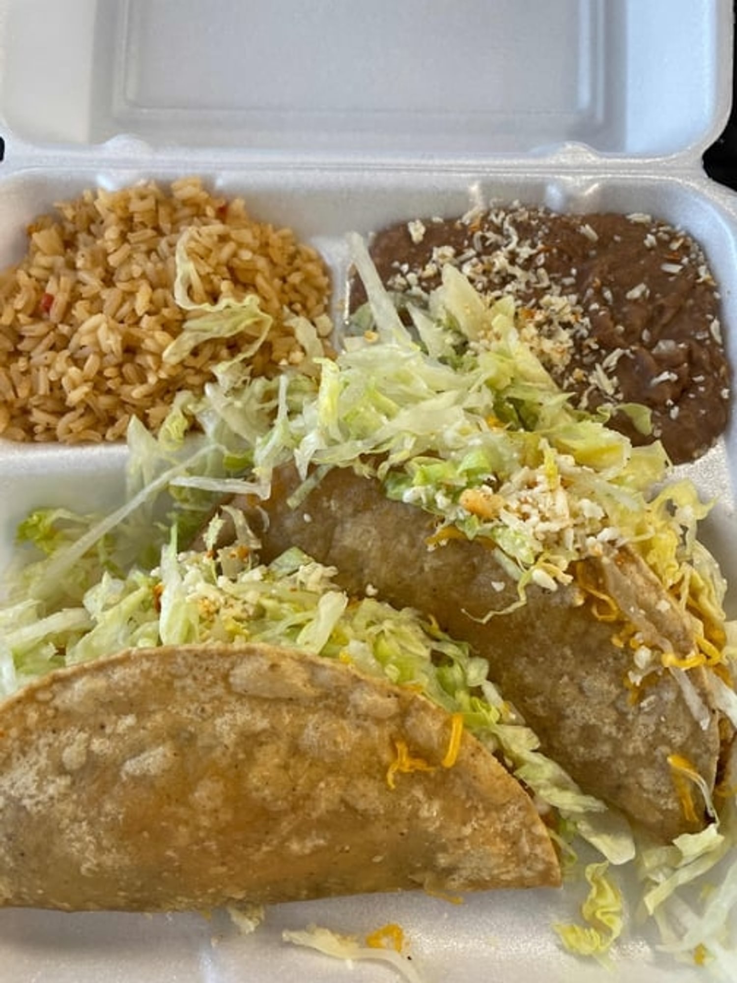 Combo # 4. Two Beef Tacos