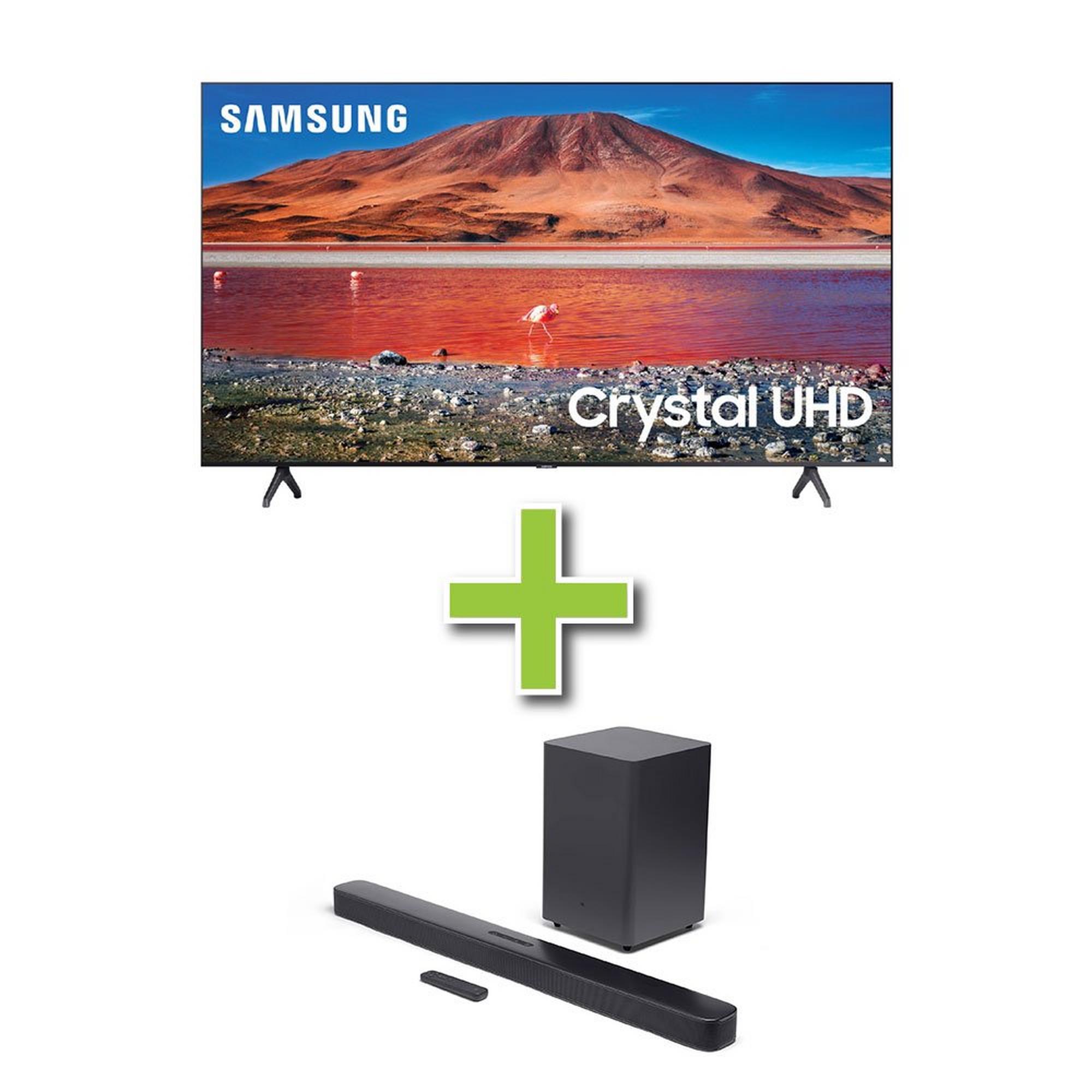 75" Samsung 4K Ultra HD Smart TV & JBL 2.1 ch Soundbar