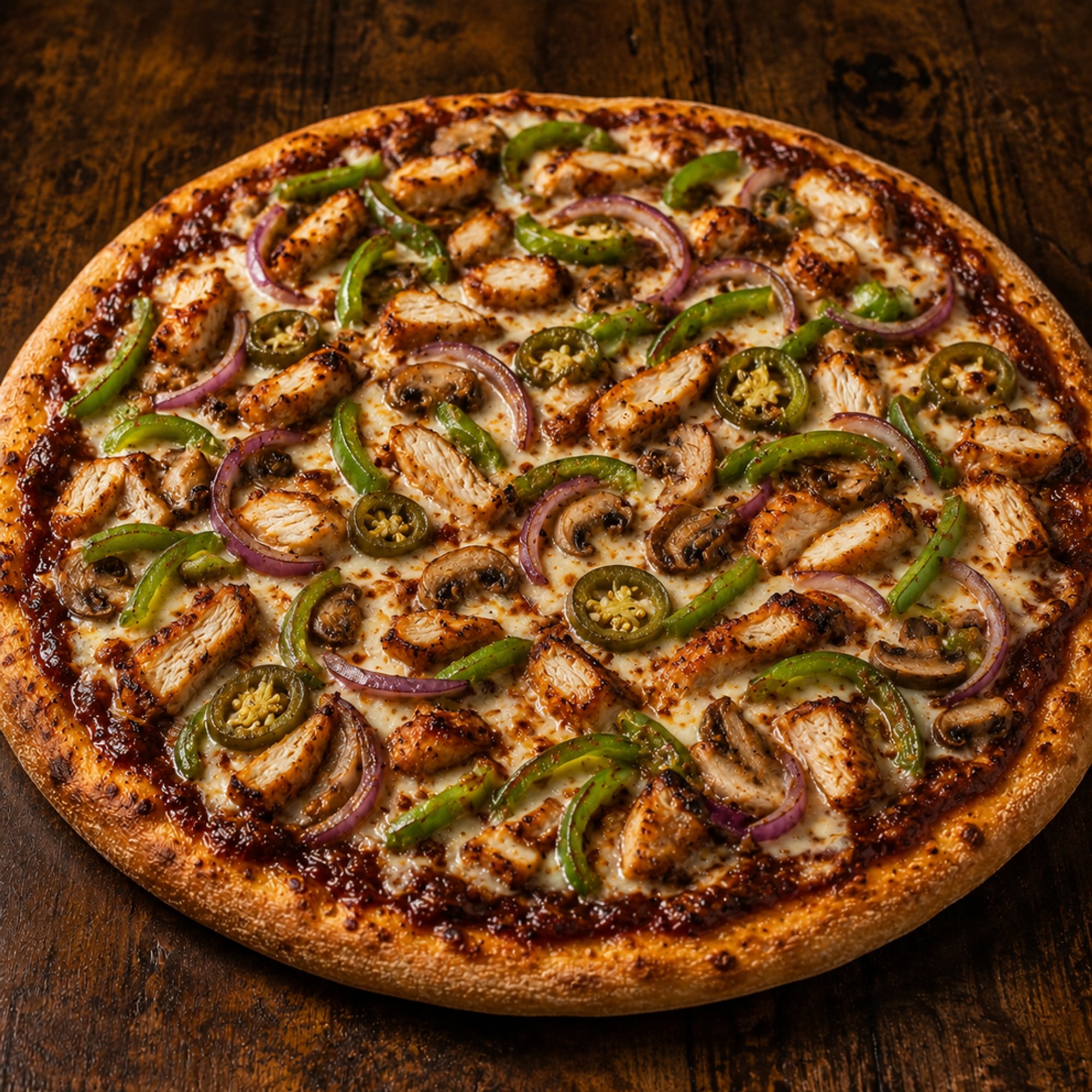 3- BBQ Chicken Pizza