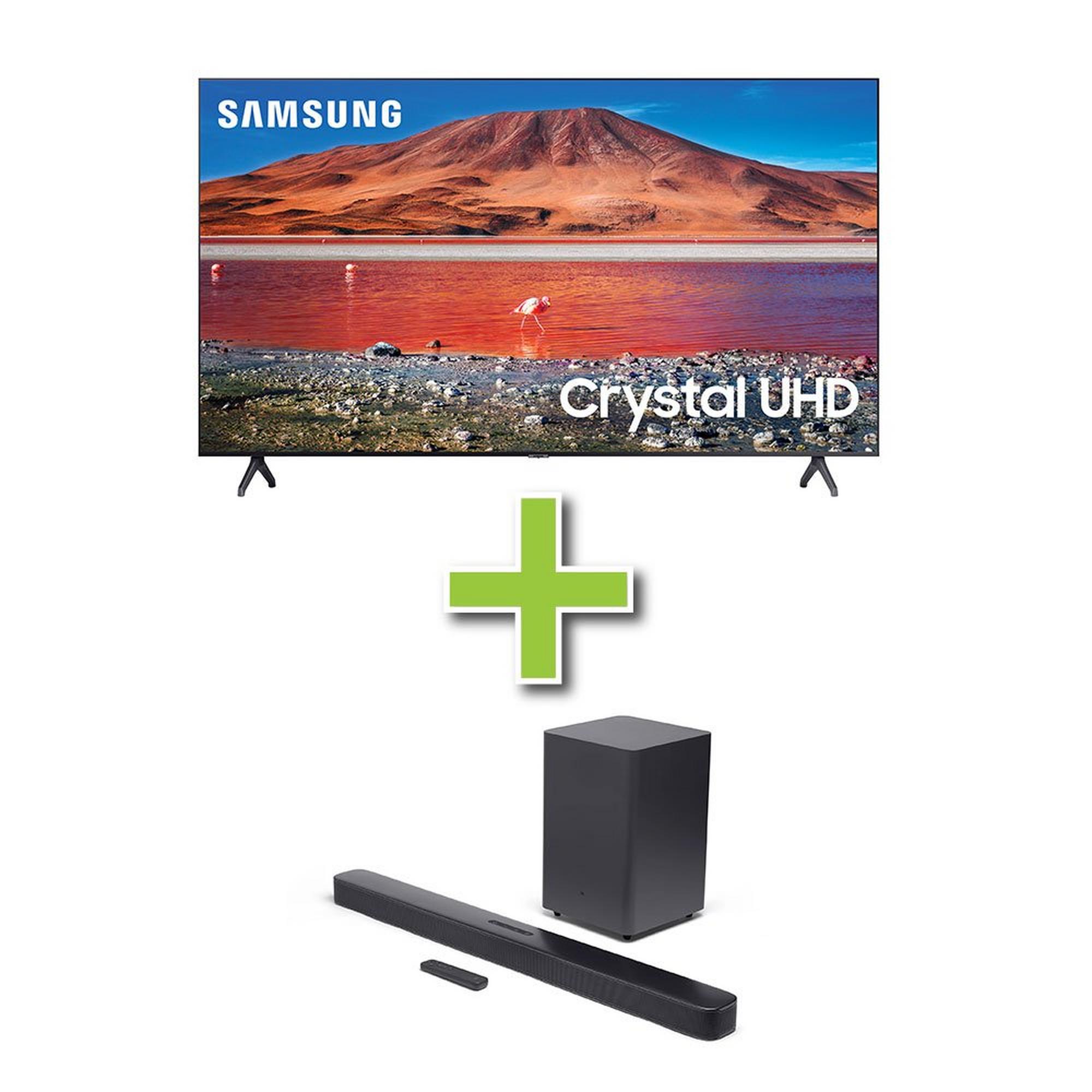 82" Samsung 4K Ultra HD Smart TV & JBL 2.1 ch Soundbar