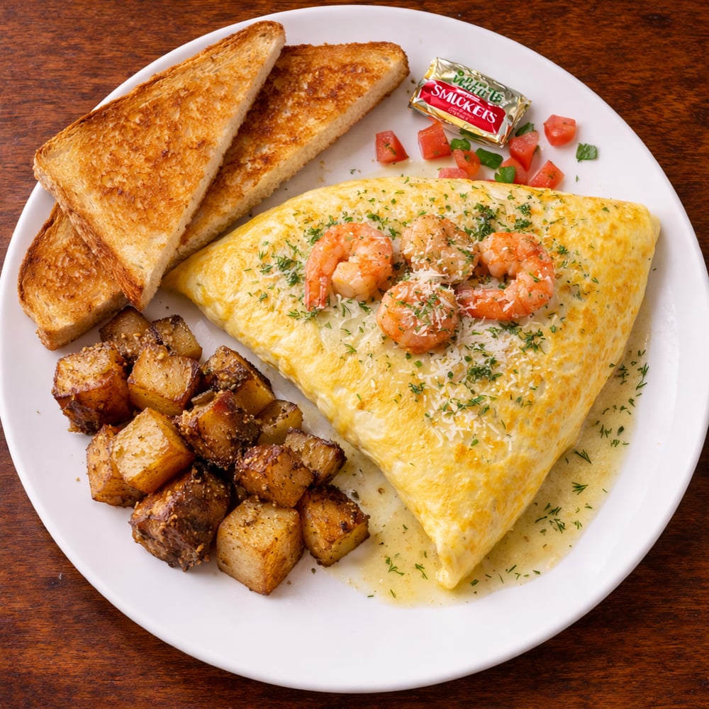 Seafood Omelette