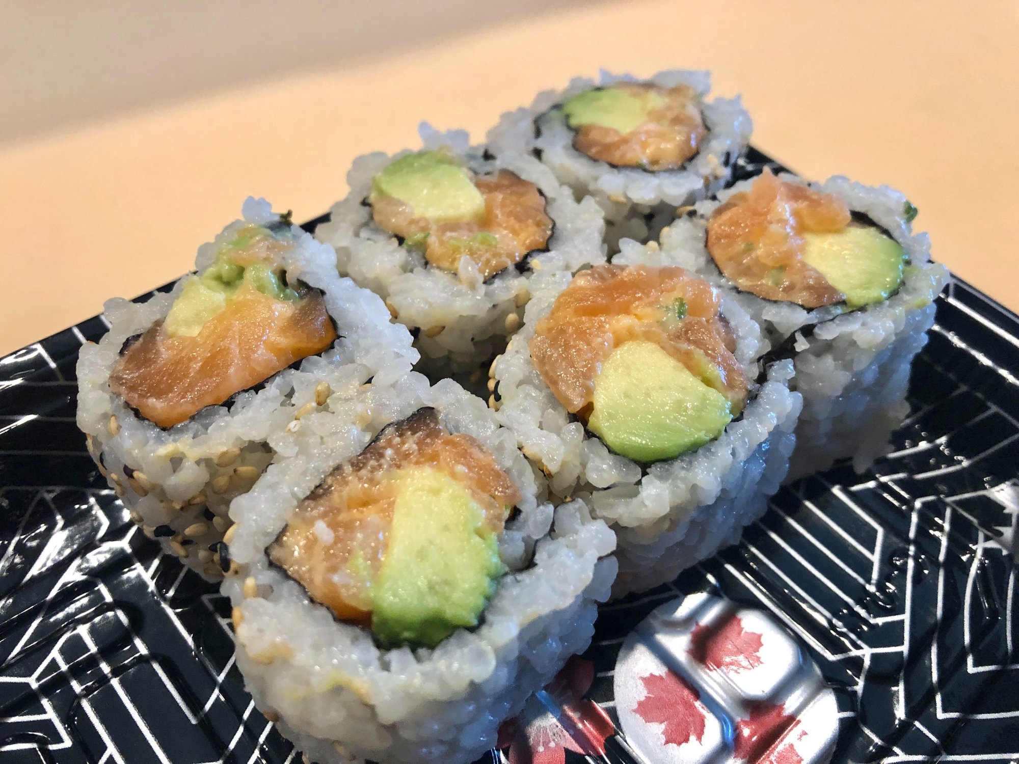 Salmon Avocado Onion Roll