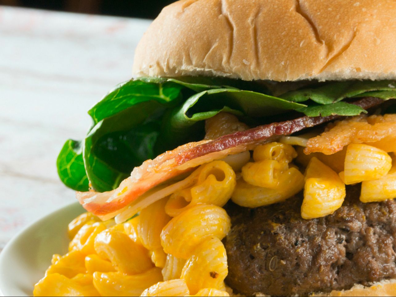 Mac Cheese Burger