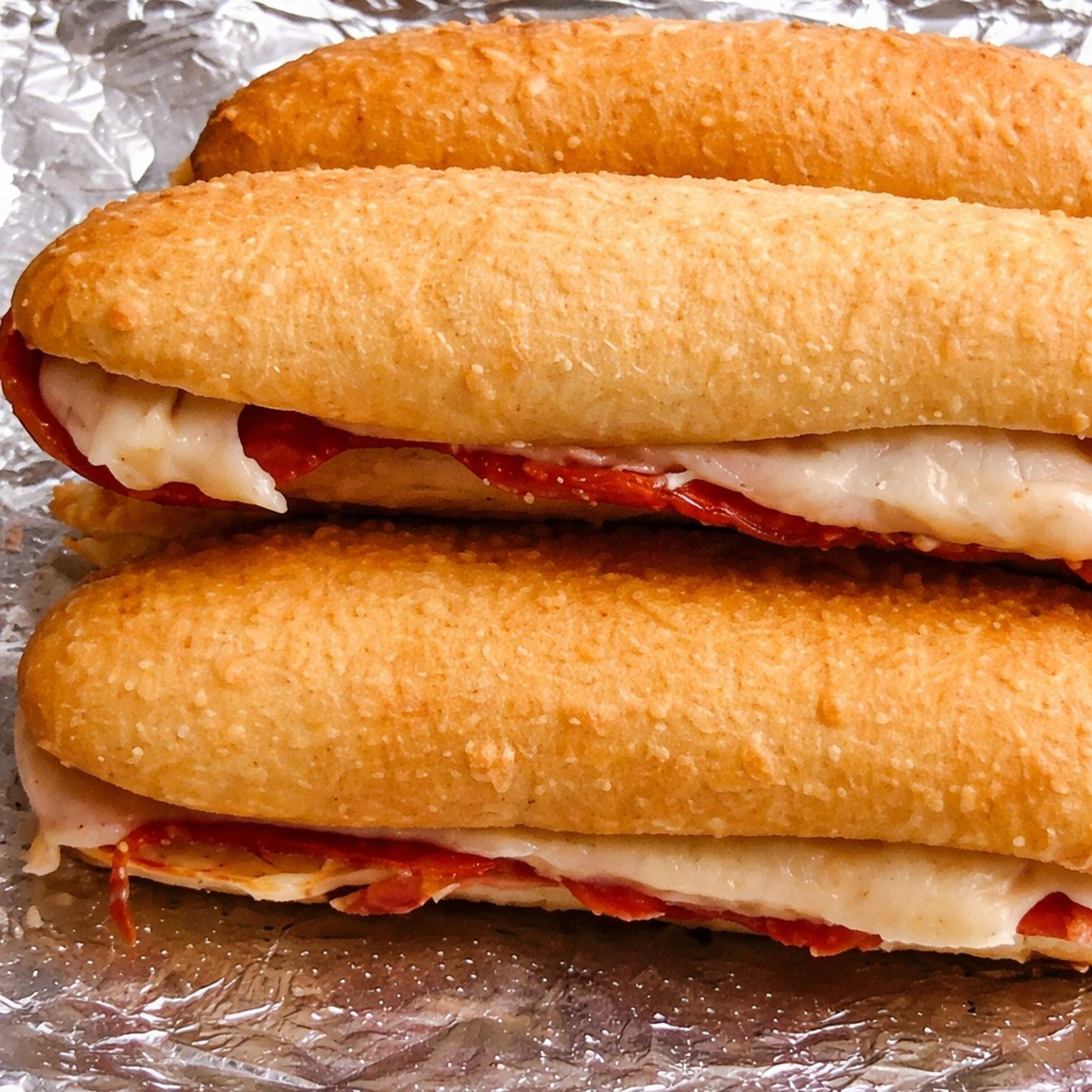 Pepperoni Stuffed Breadsticks