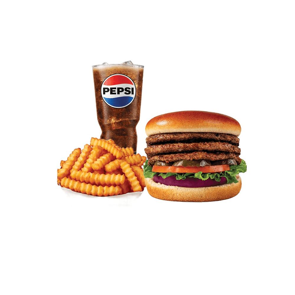 3. Super Triple Burger Combo