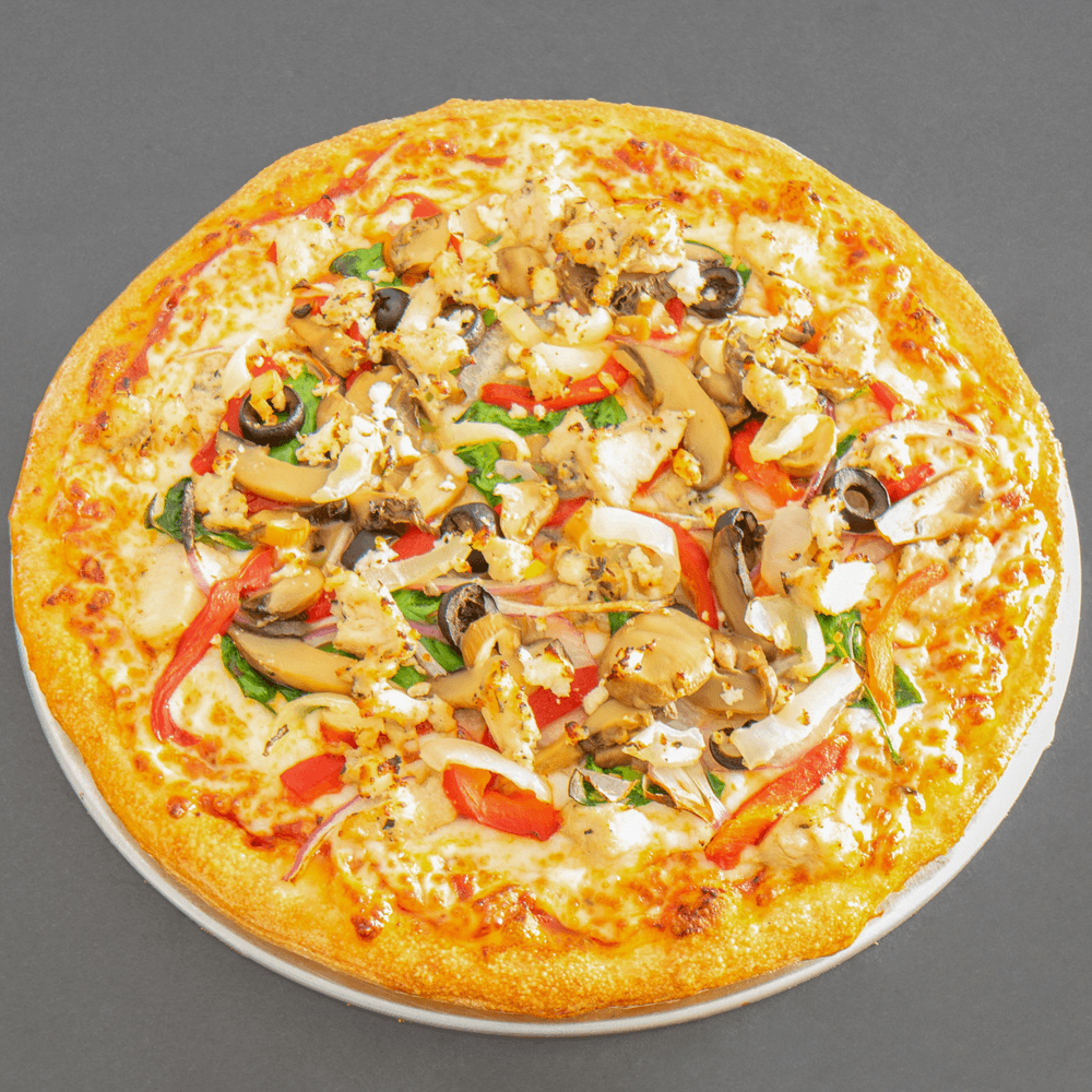 Chicken Mediterranean Pizza