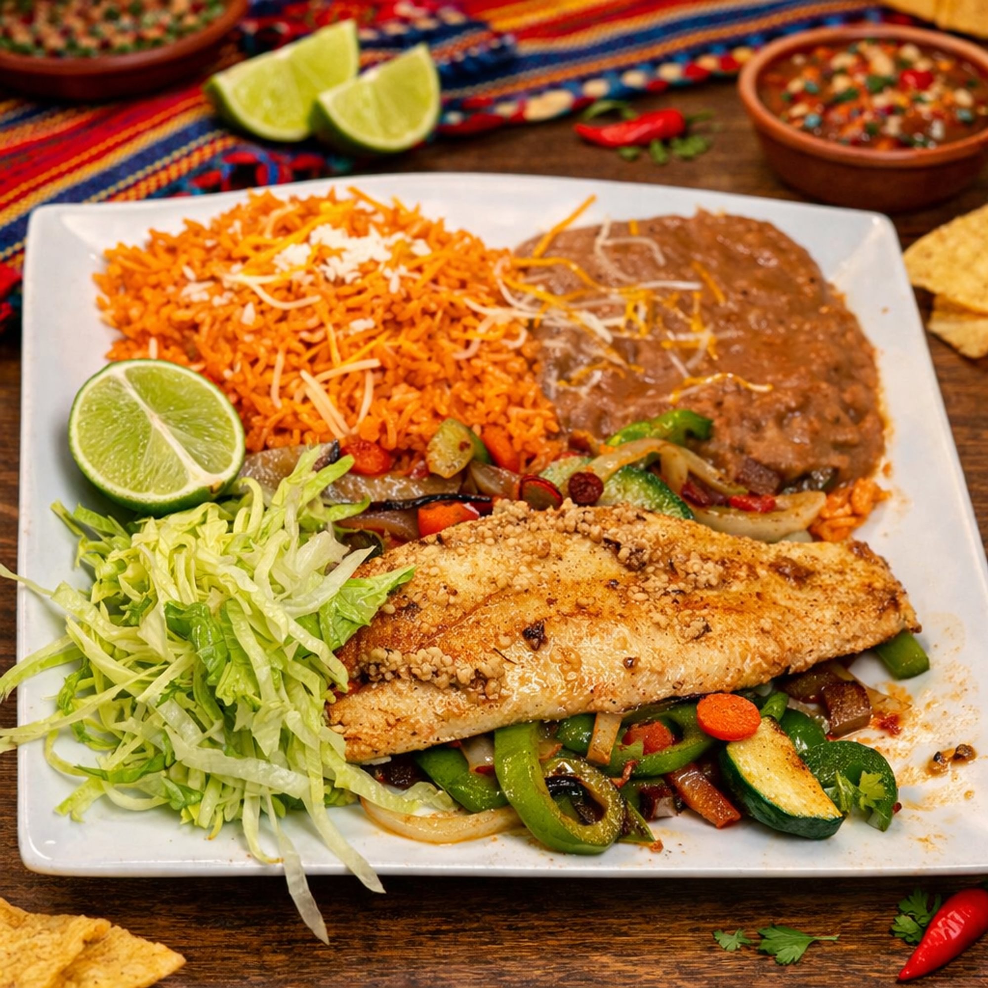 Pescado Al Mojo de Ajo