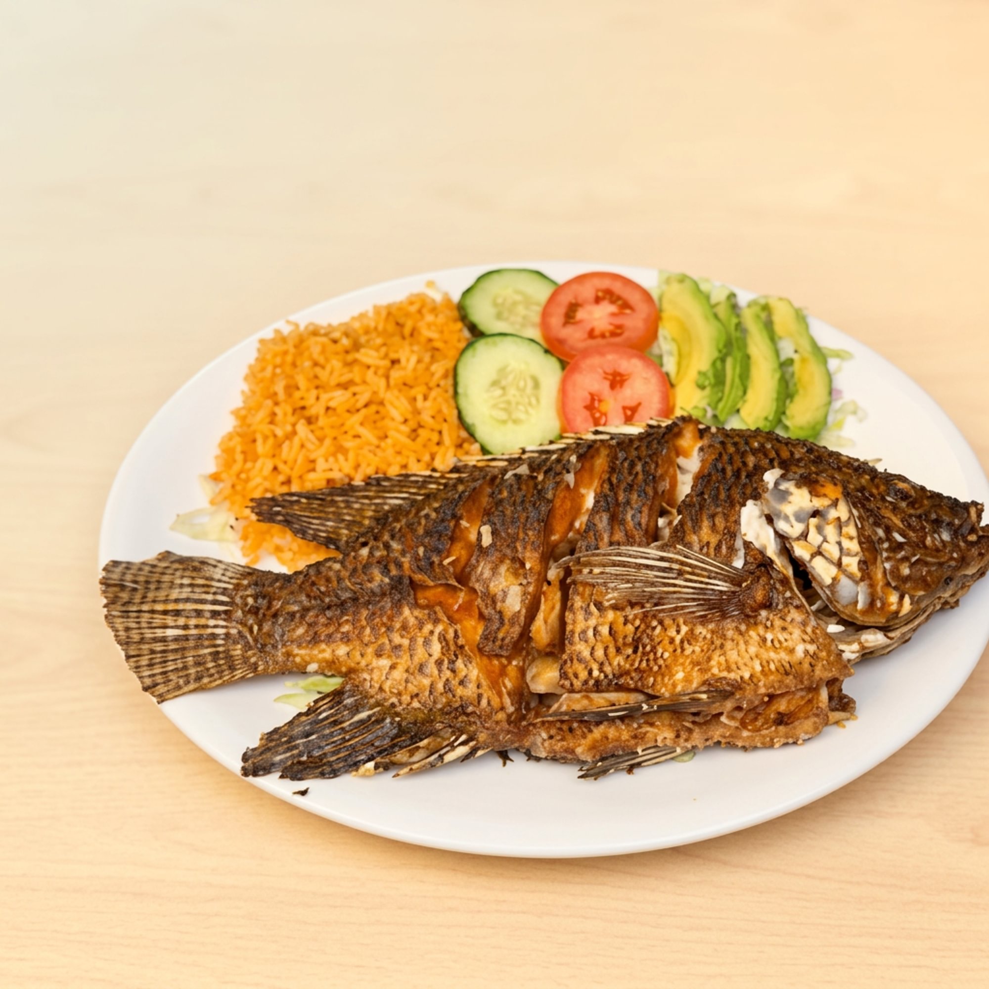 Mojarra Frita (Fried Whole Tilapia)