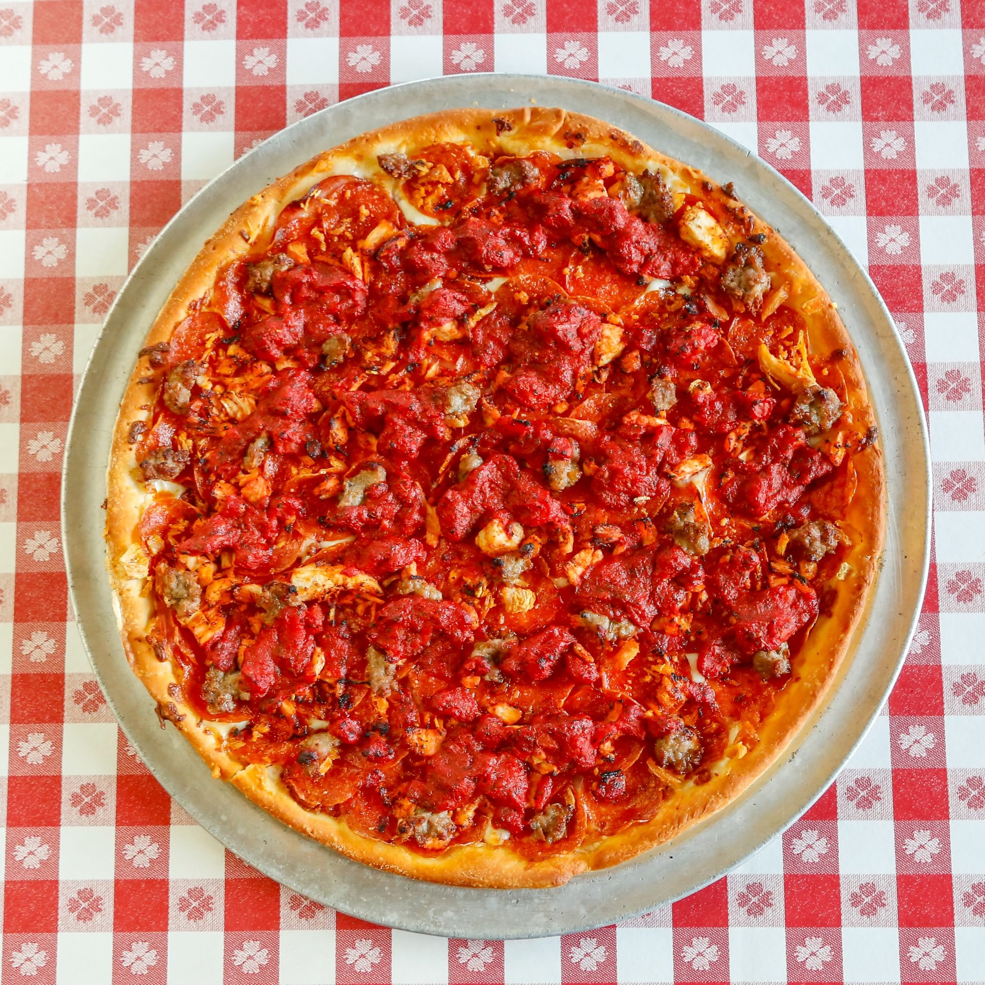 Meaty Cowboy Pizza