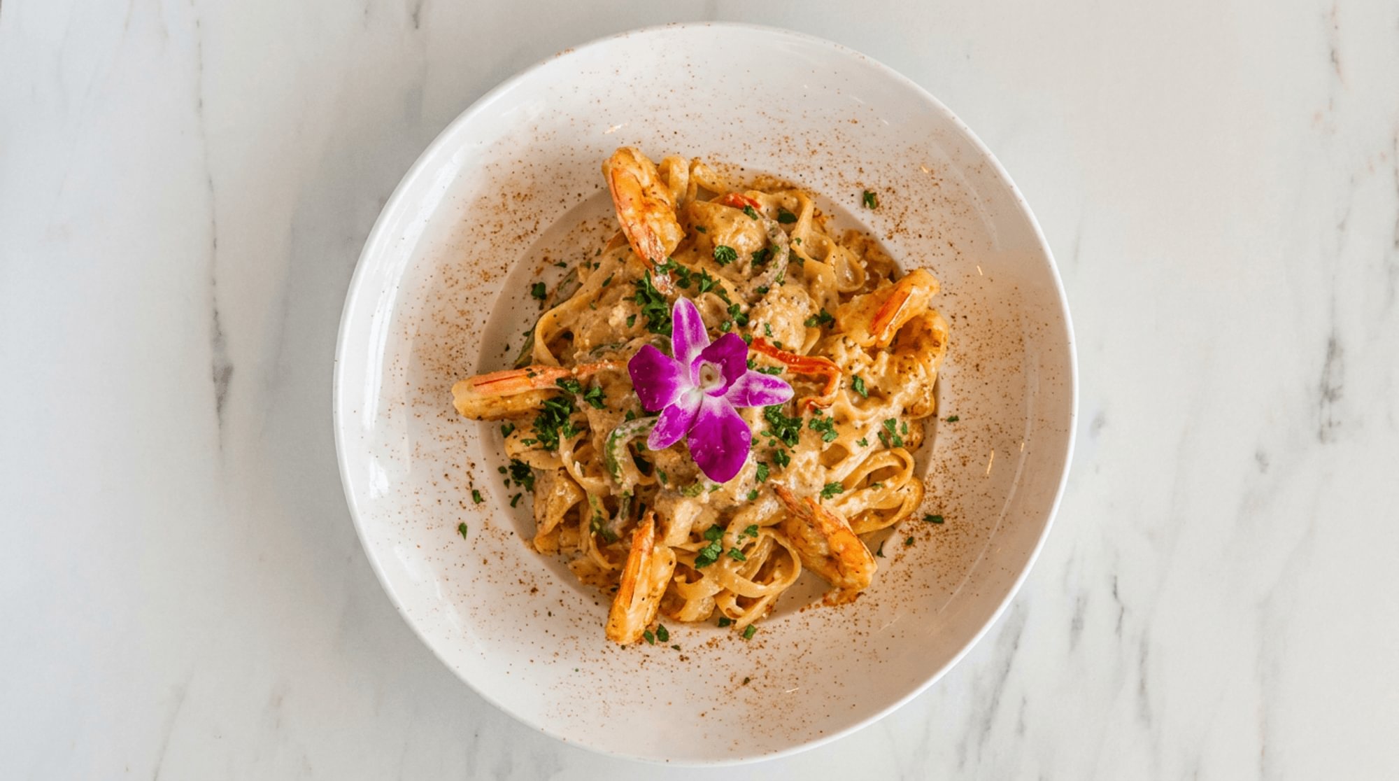 Cajun Shrimp & Chicken Pasta