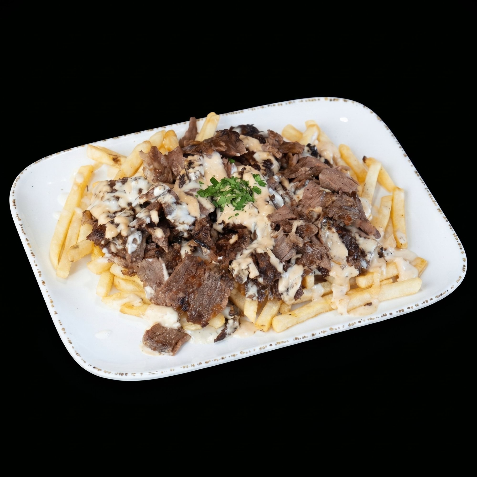 Loaded Beef Shawarma Fries