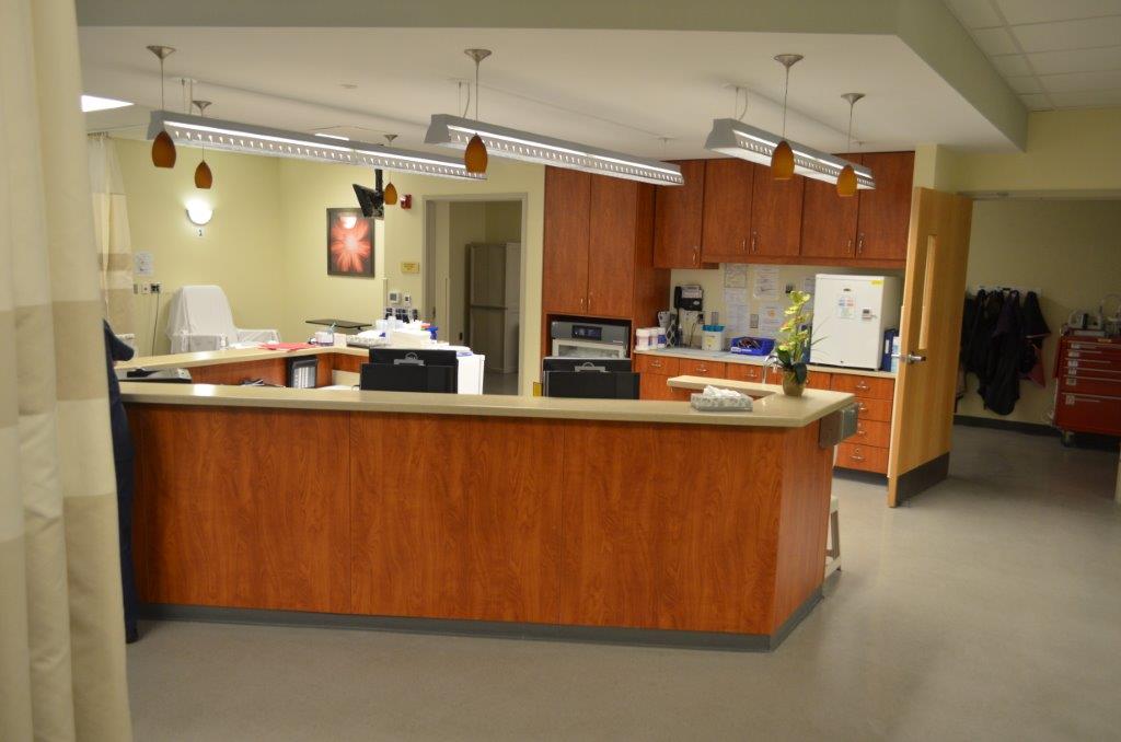 The nurses station at Azura Vascular Care Woodland Park