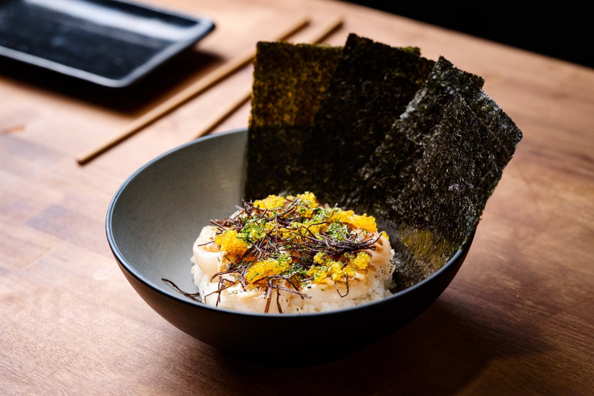 Hokkaido Scallop Temaki (raw)