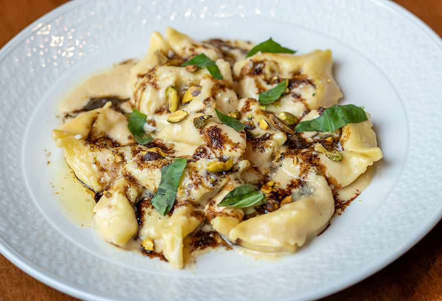 Truffle Fondue Cappellacci