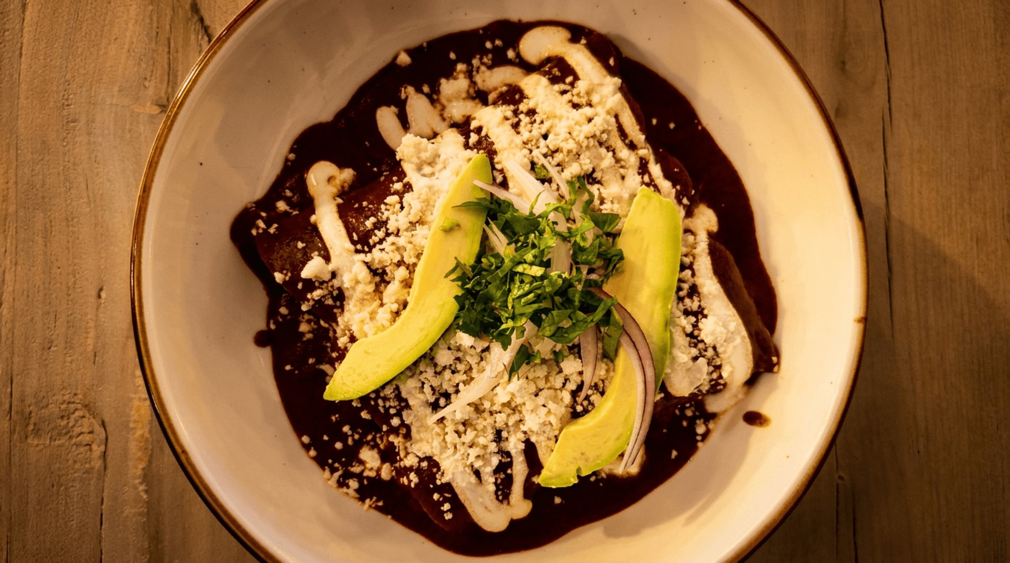 Chicken Mole Enchiladas