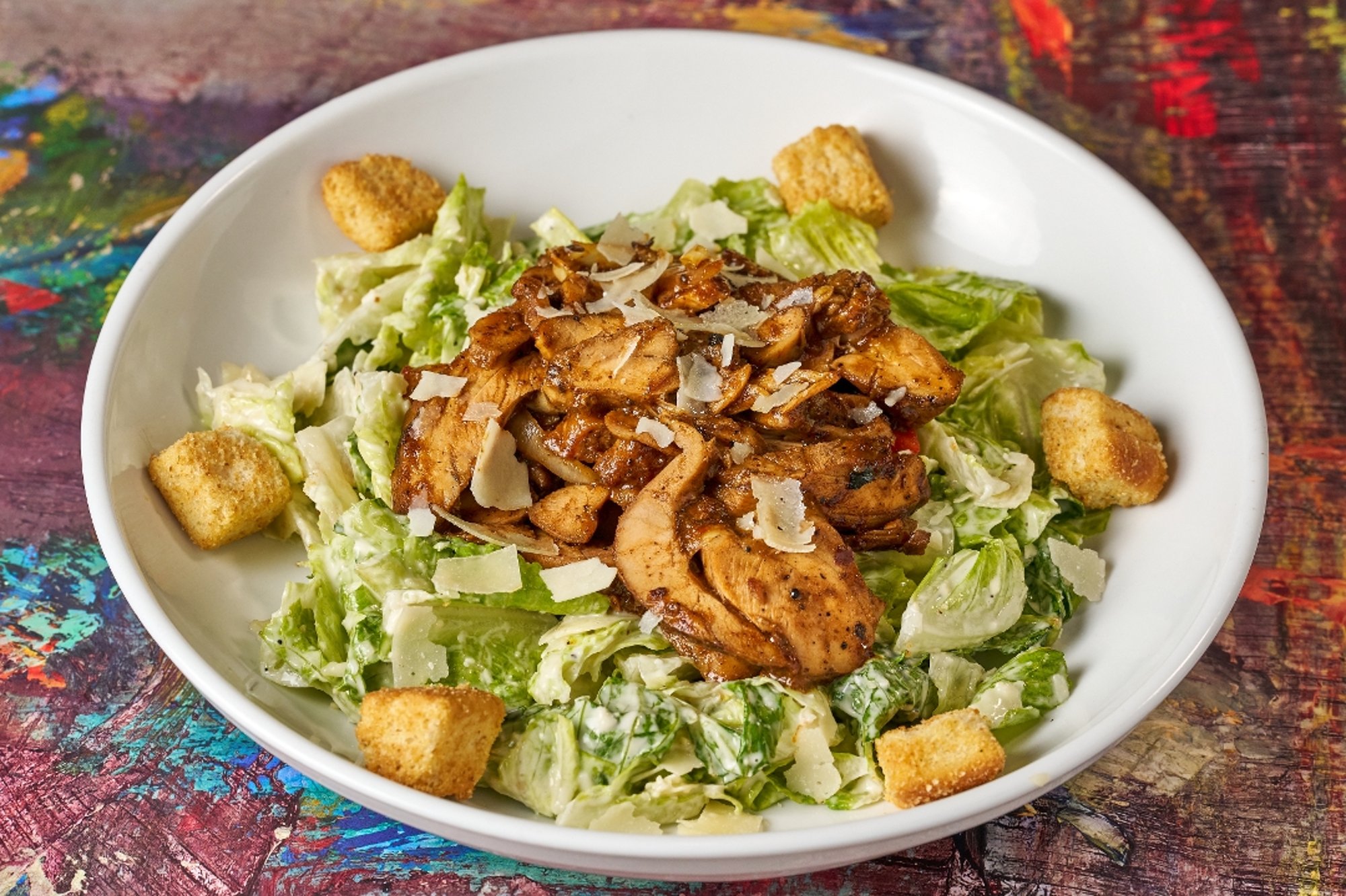Jerk Chicken Caesar Salad