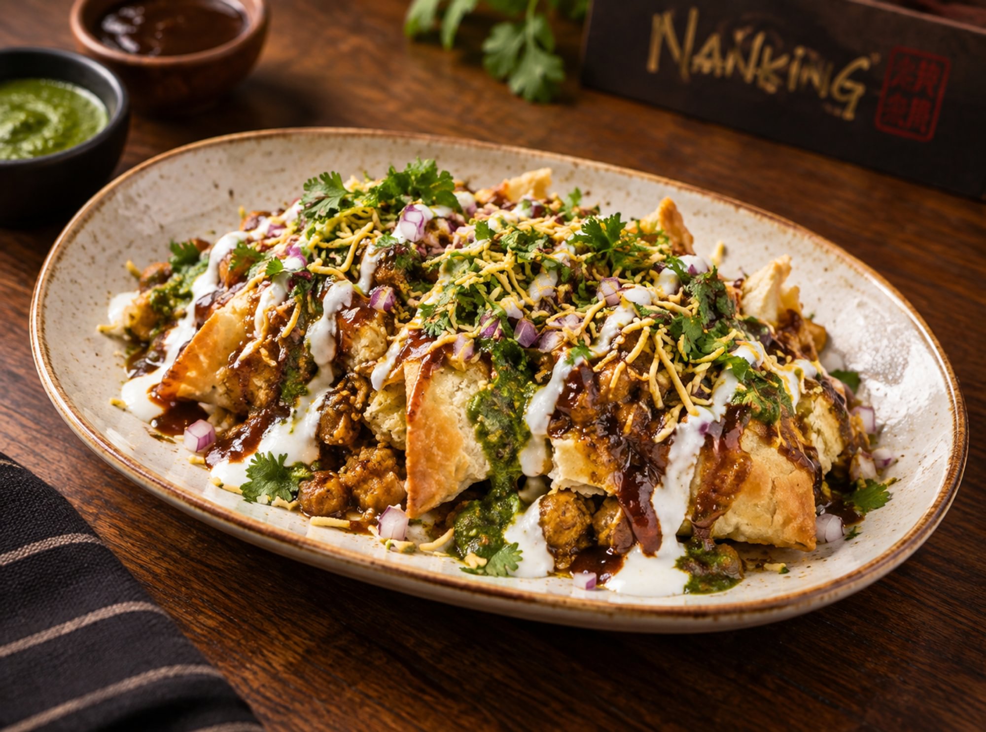 Samosa Smash Chaat