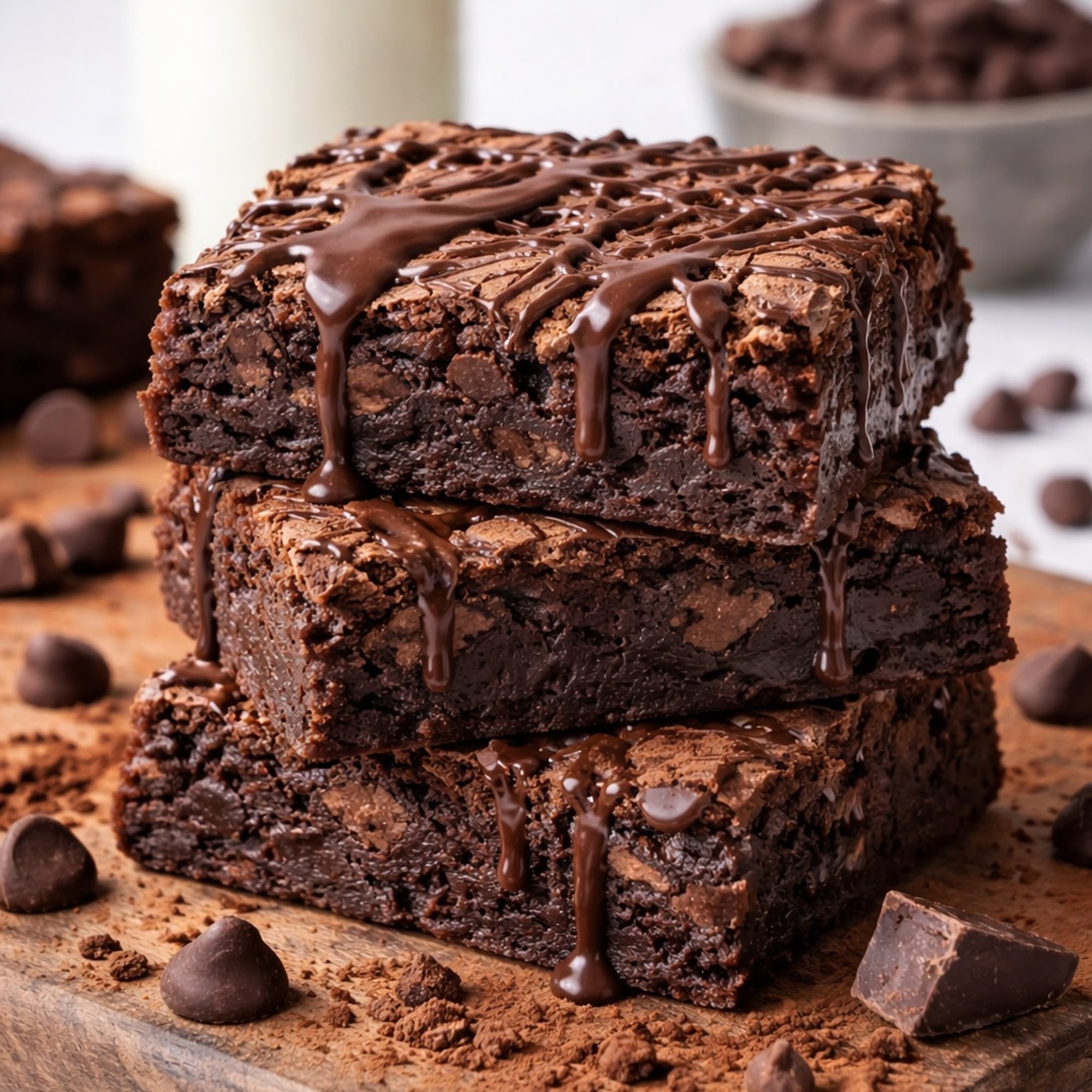 Double Fudge Chocolate Brownie