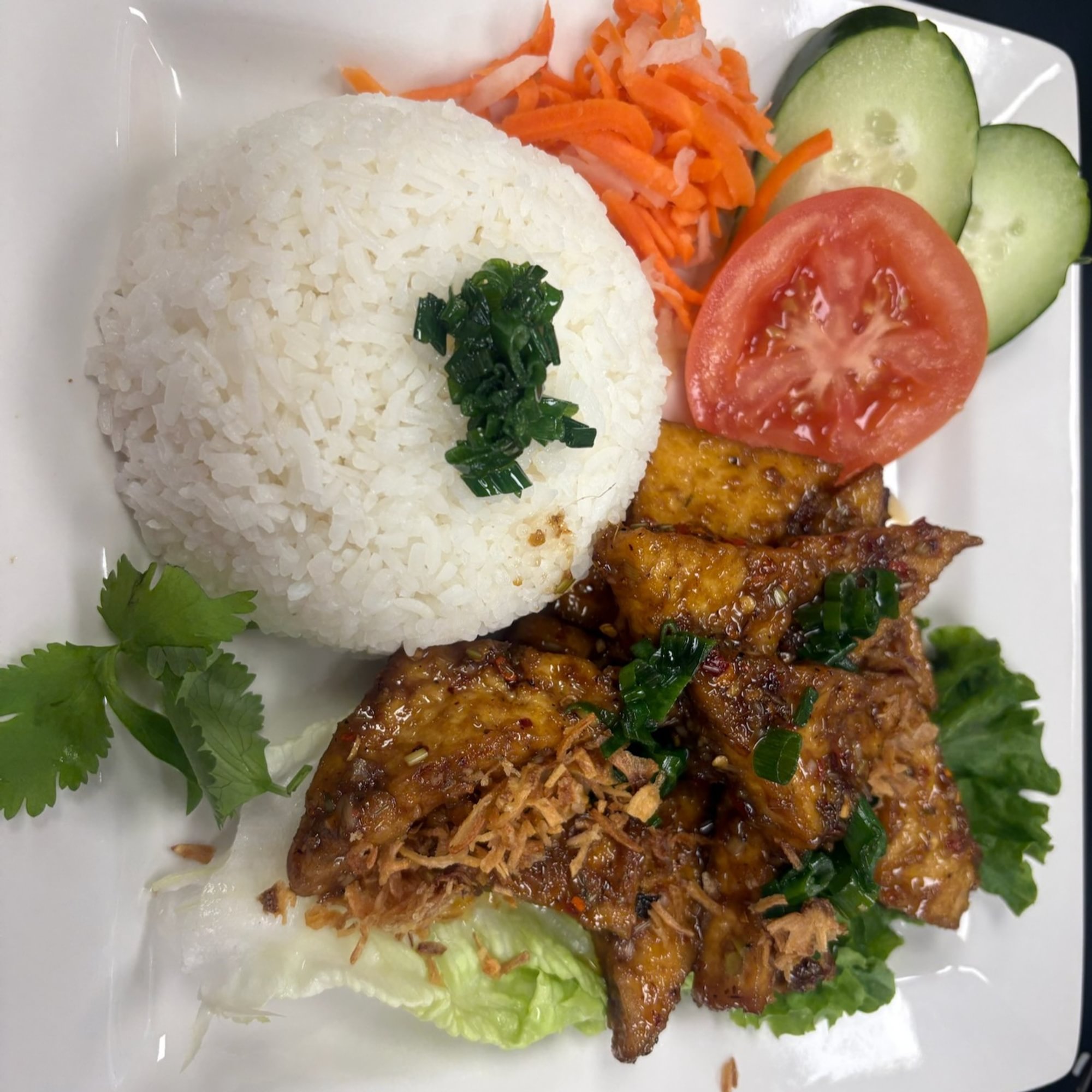 Lemongrass Tofu Plate