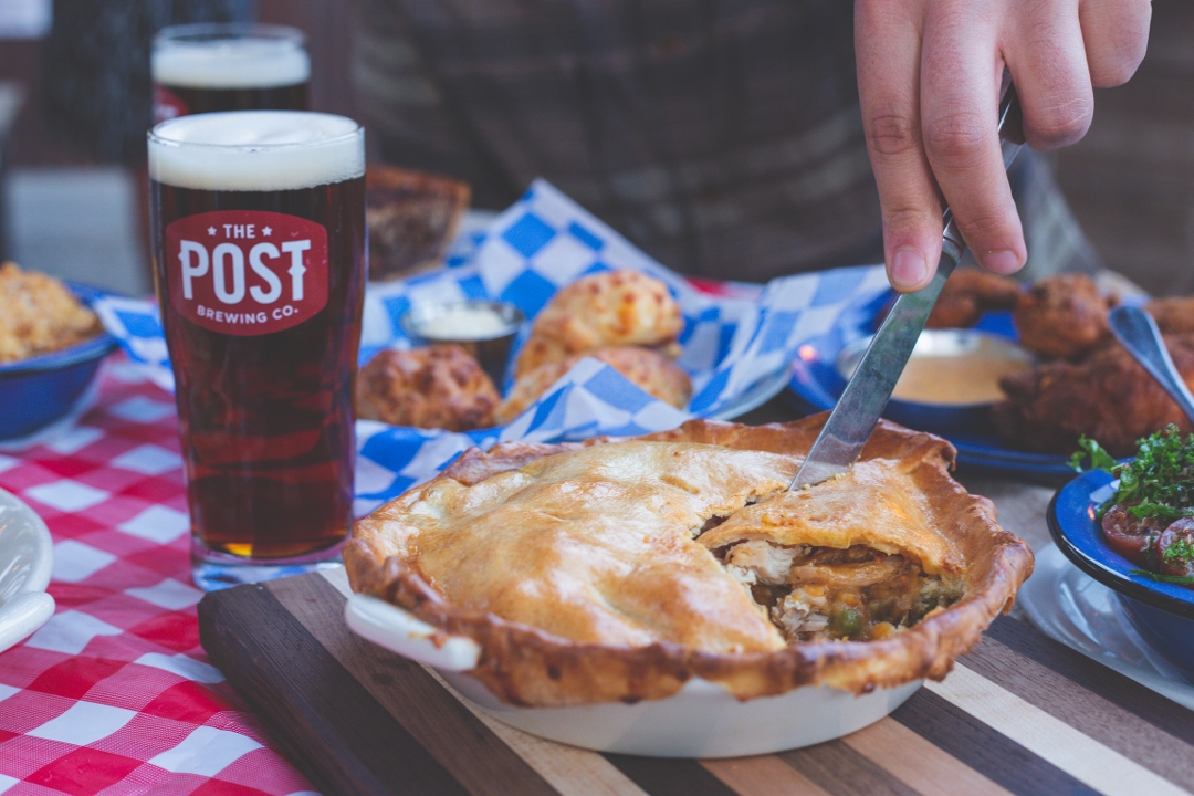 Pork Green Chile Pot Pie