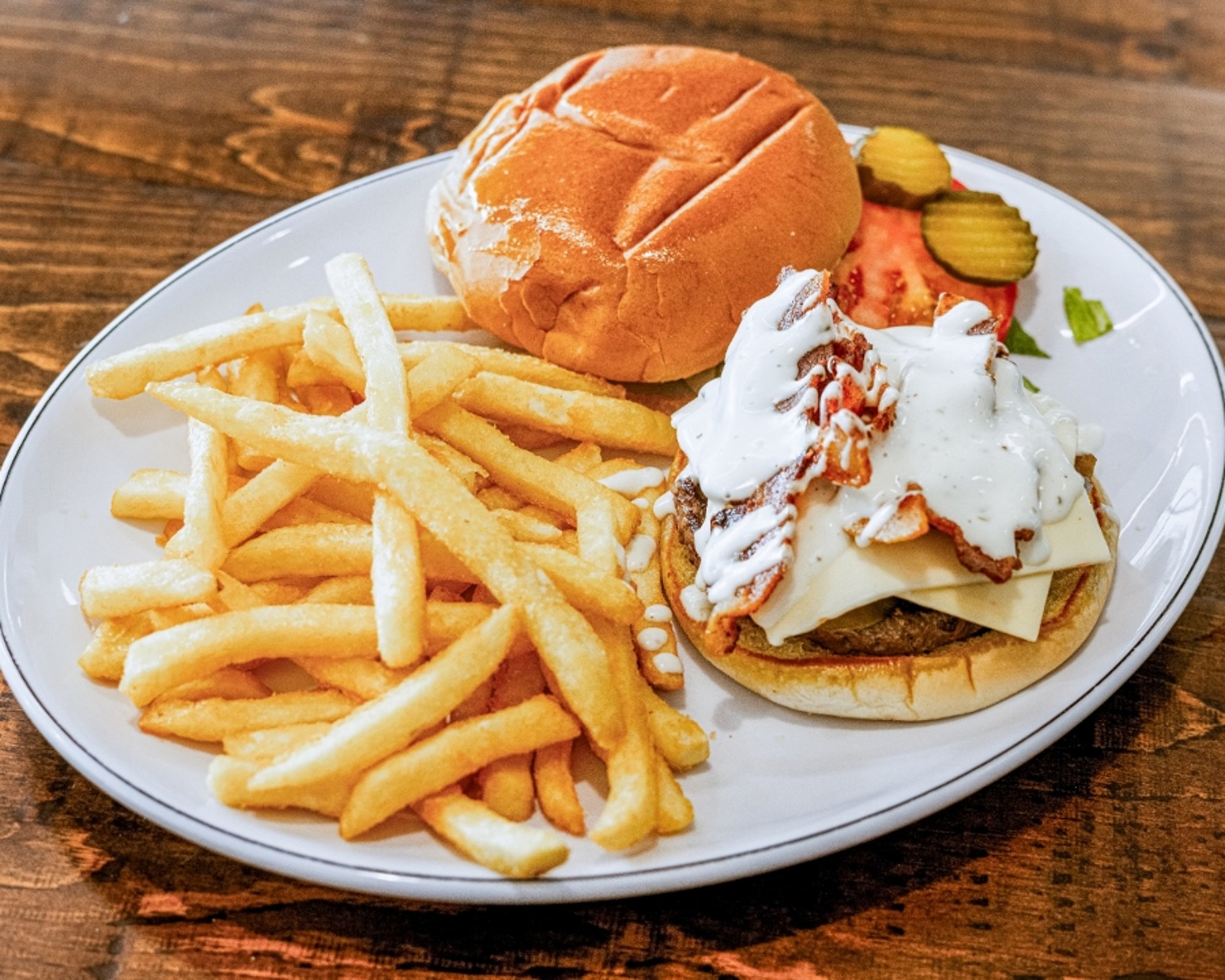 Bacon, Jalapeno and Ranch Burger