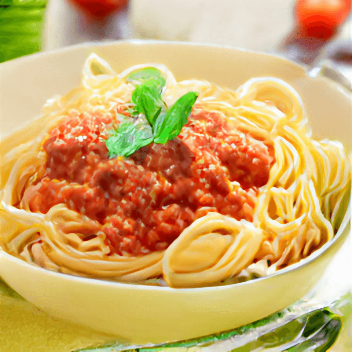 Spaghetti with Marinara
