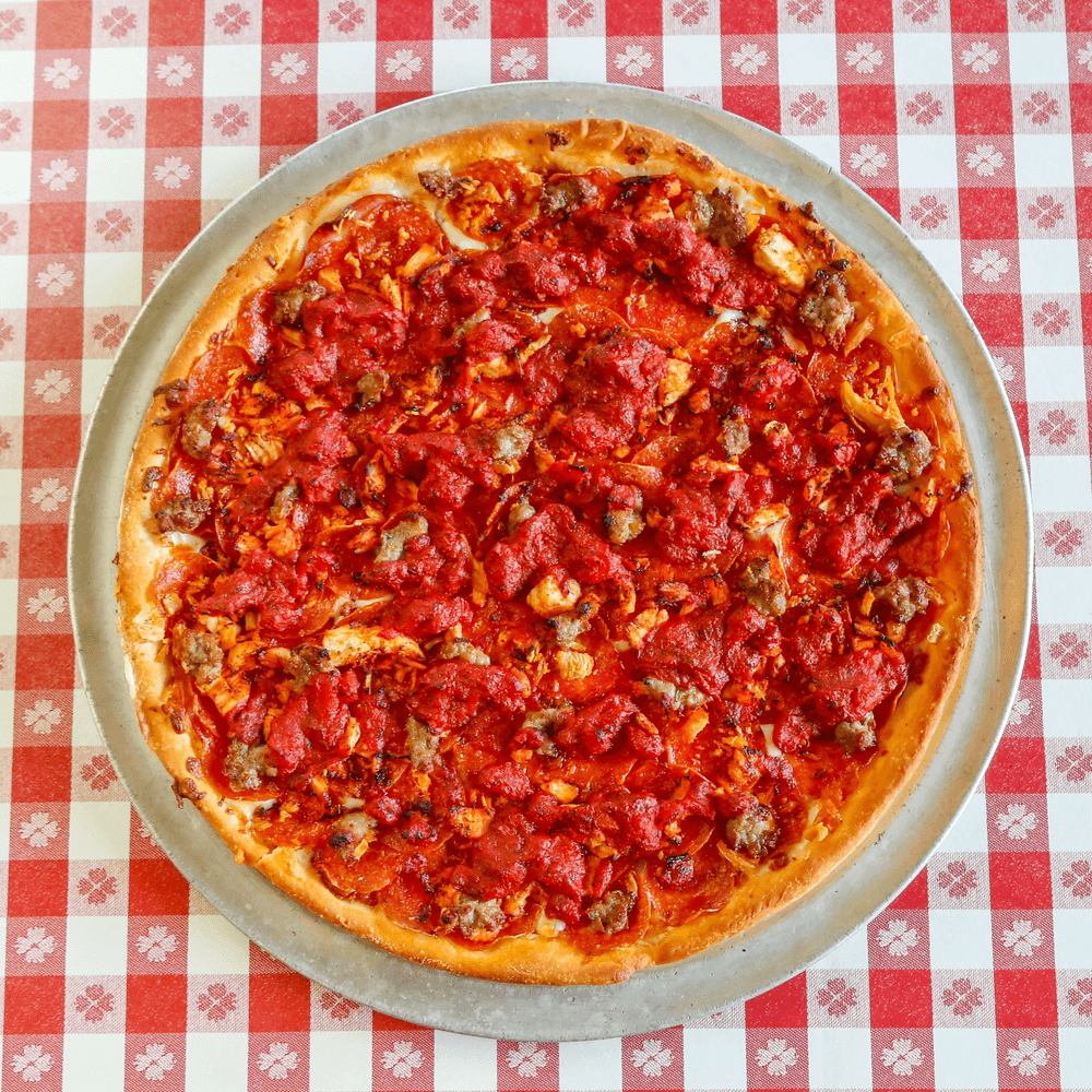Meaty Cowboy Pizza