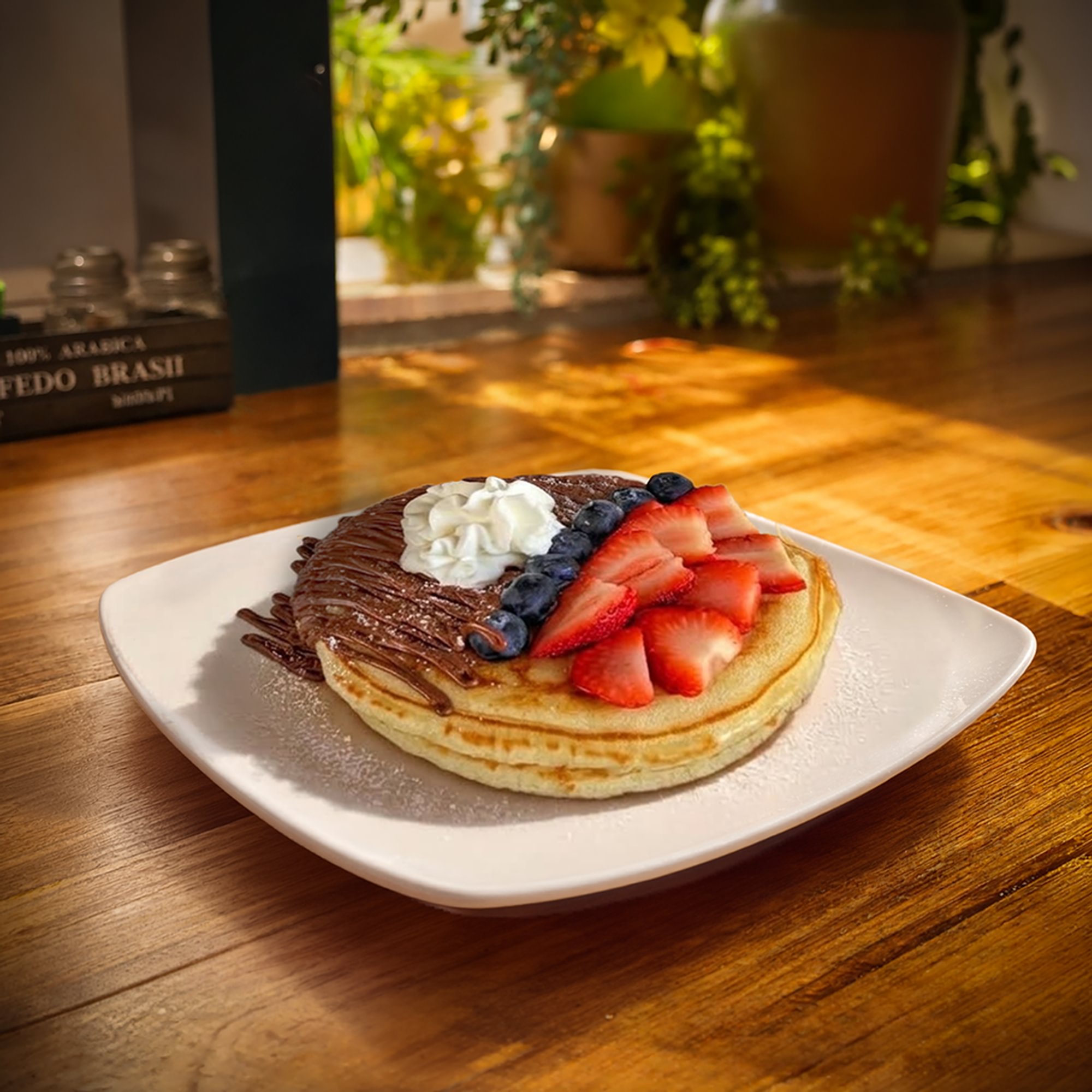 Nutella Pancakes or Waffles
