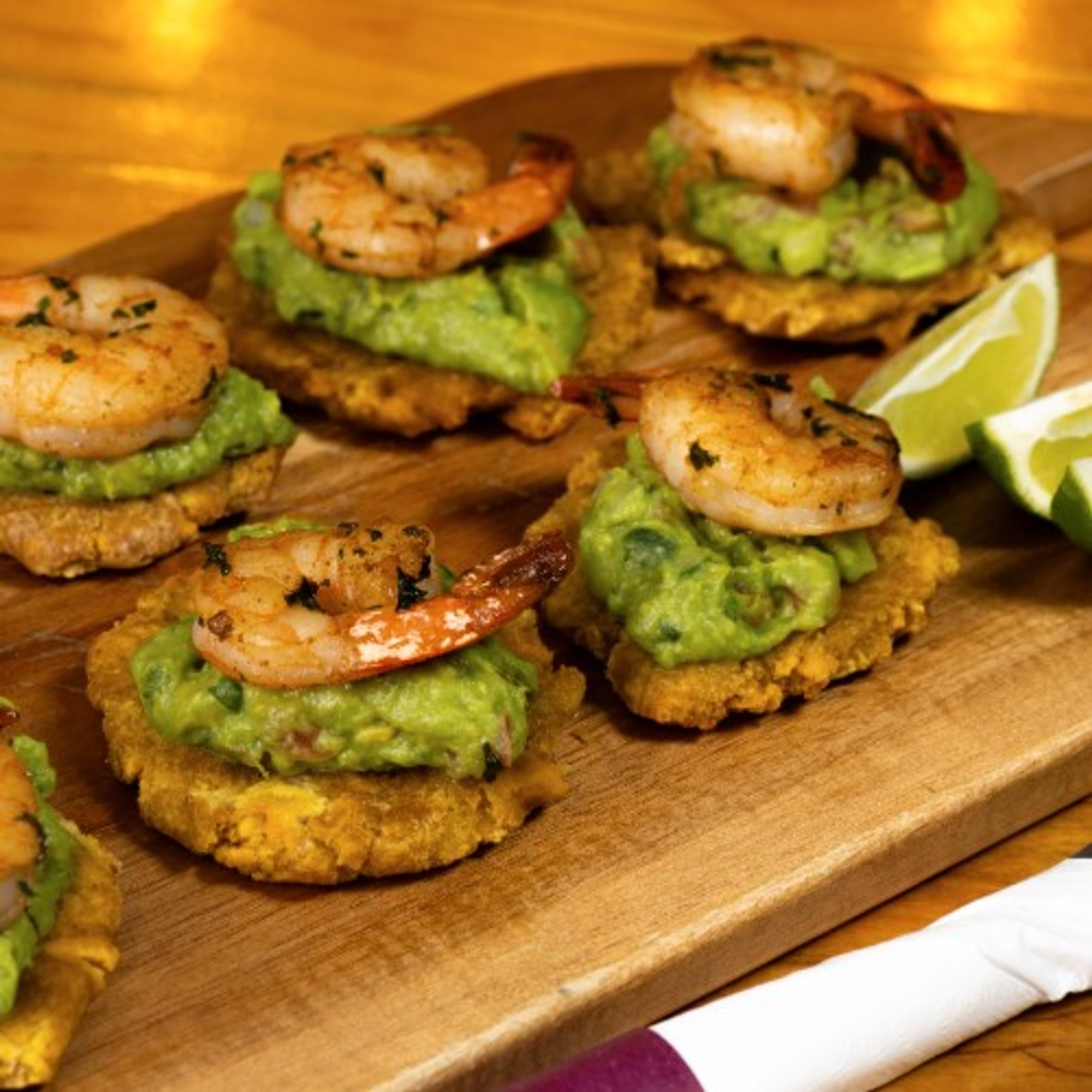 Rib Eye or Shrimp Tostones