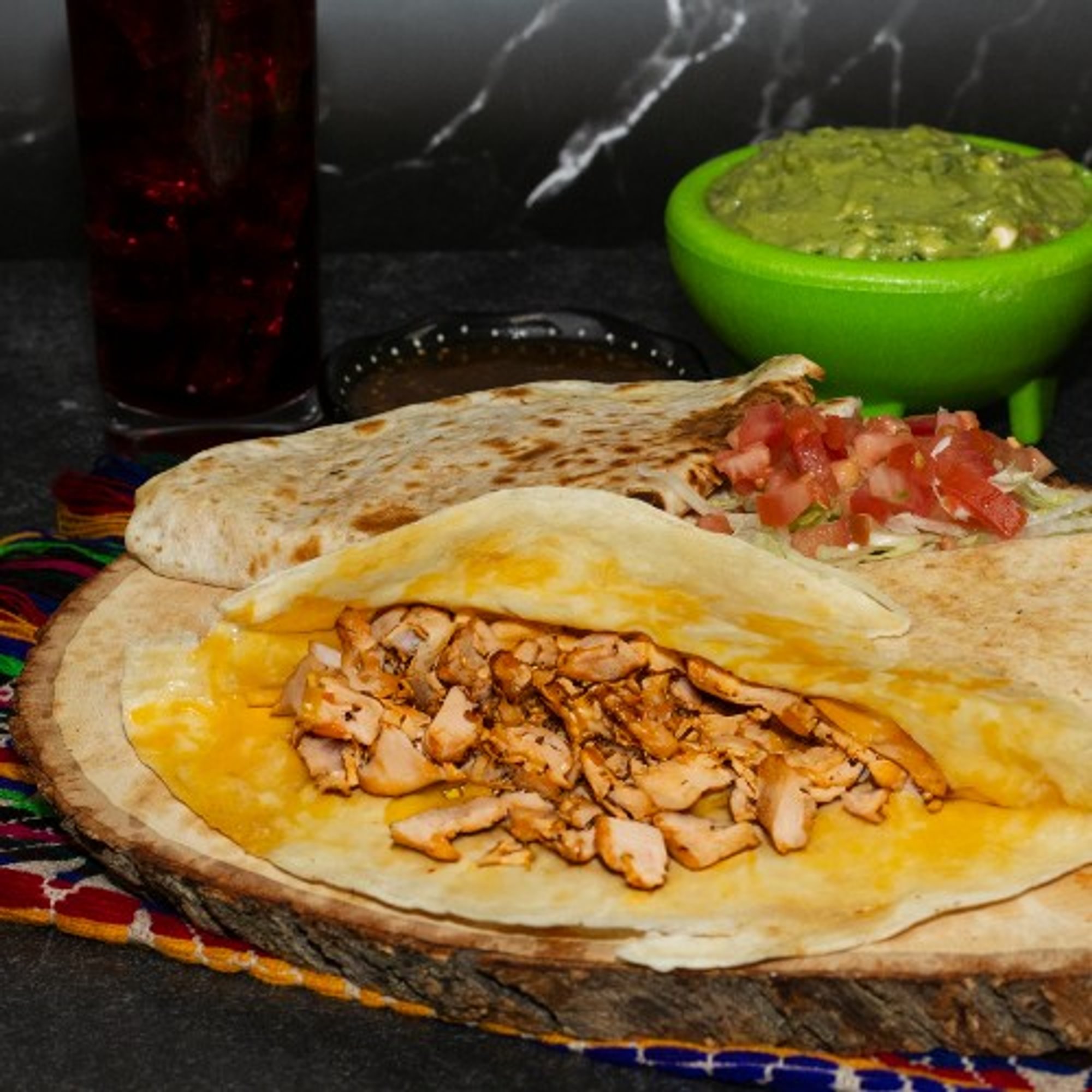 Pollo Asado Quesadilla