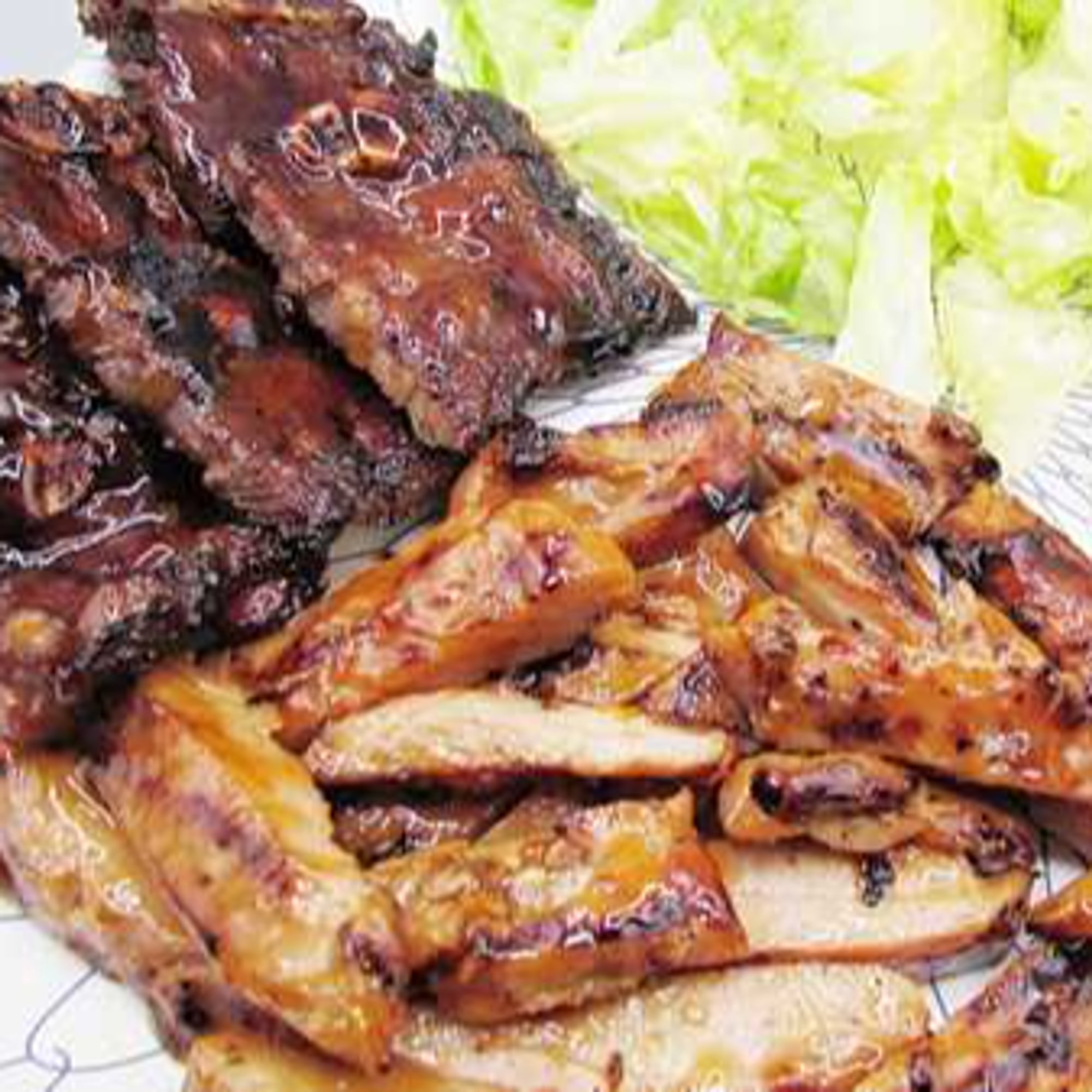 Beef Short Ribs & Chicken Teriyaki Combo