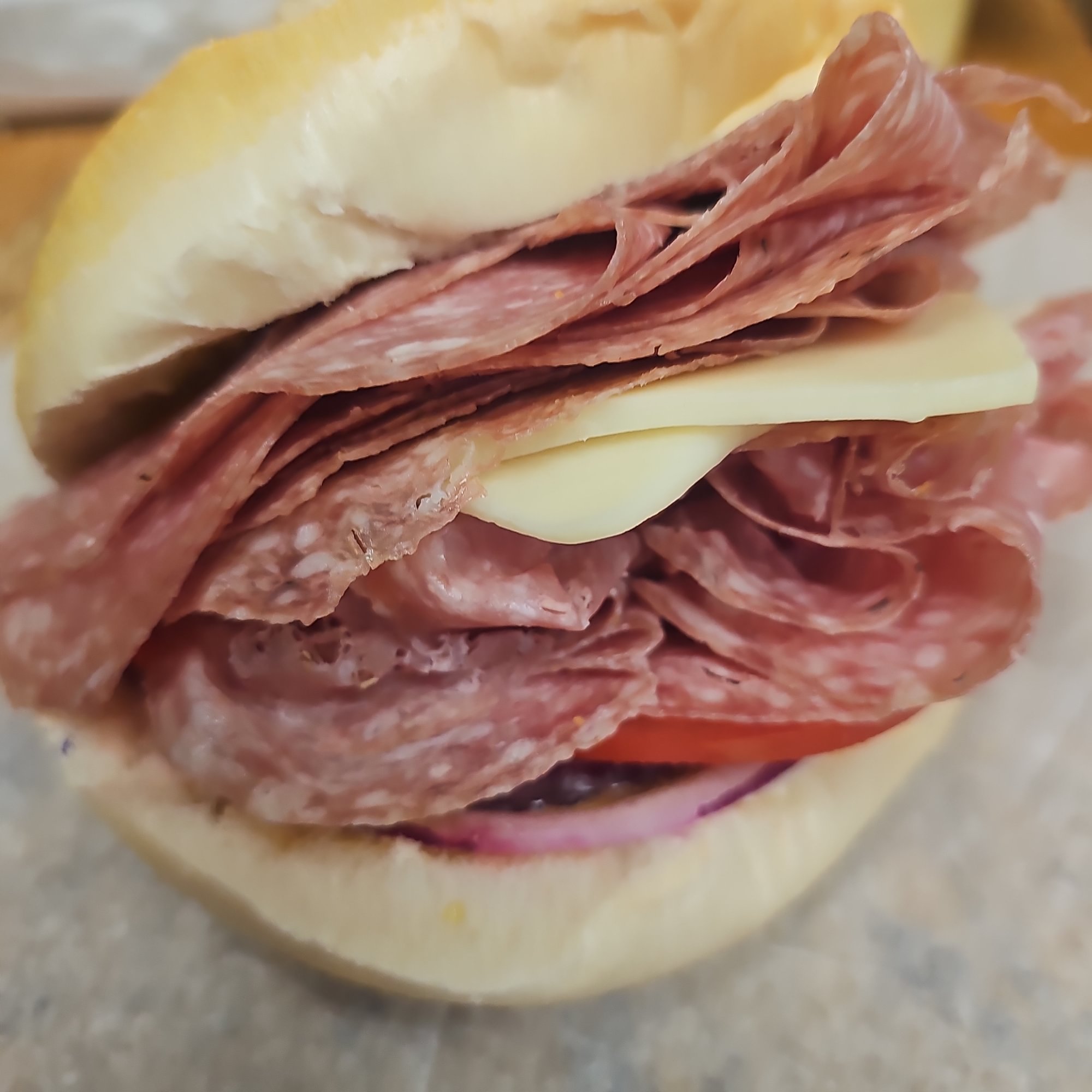 #29 Salami, Mozzarella Cheese Sandwich