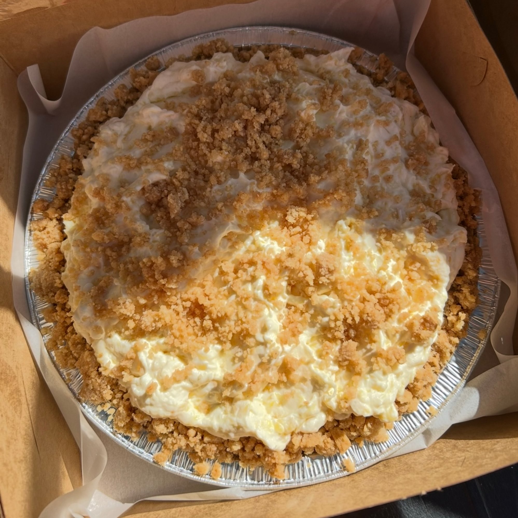 9" Pineapple Cream Pie (Eleanor)