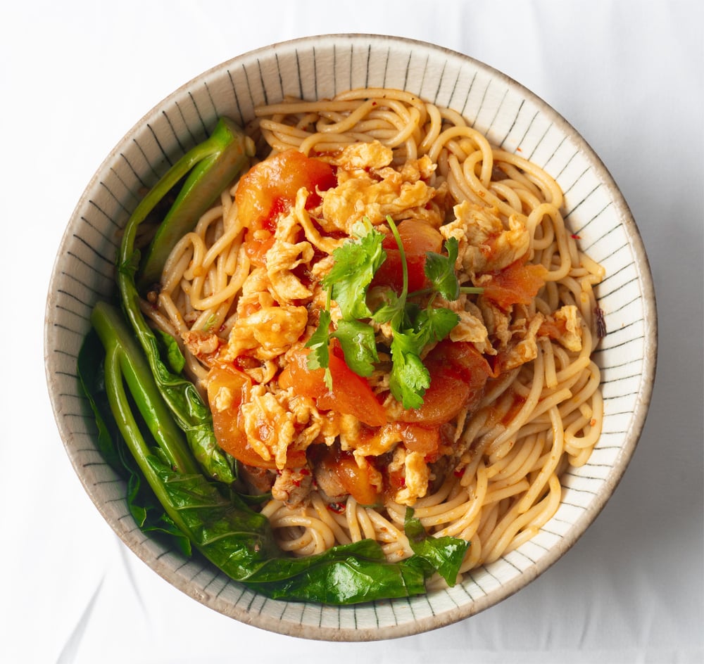 Tomato& Egg Noodle Soup / 西红柿鸡蛋汤粉/面