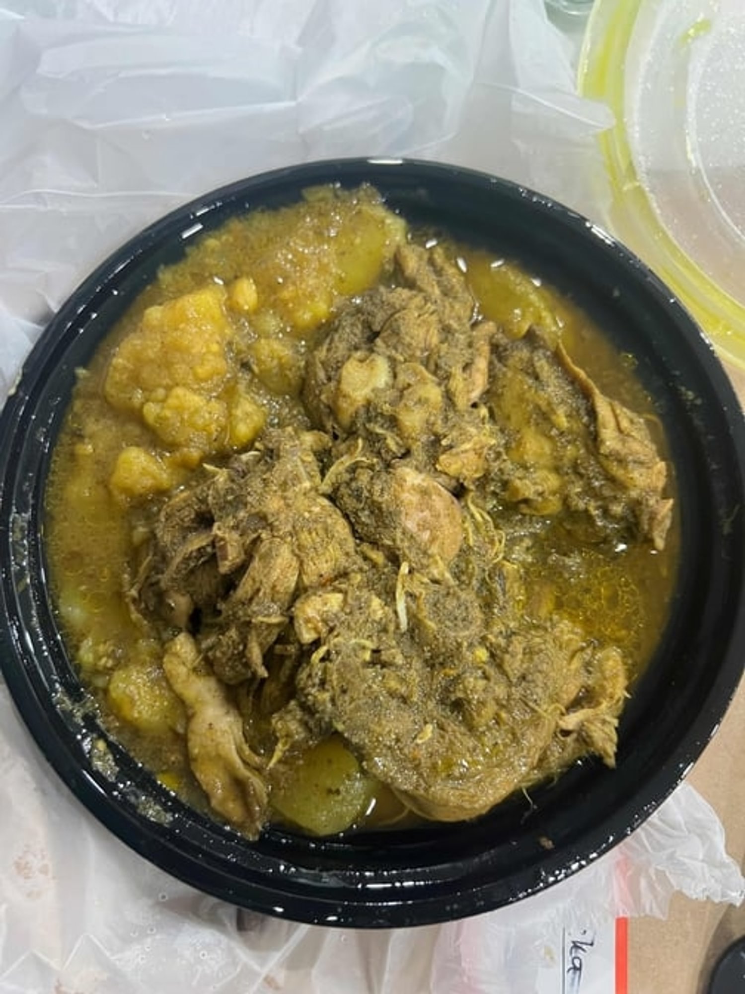 Curry Chicken Buss Up Shut