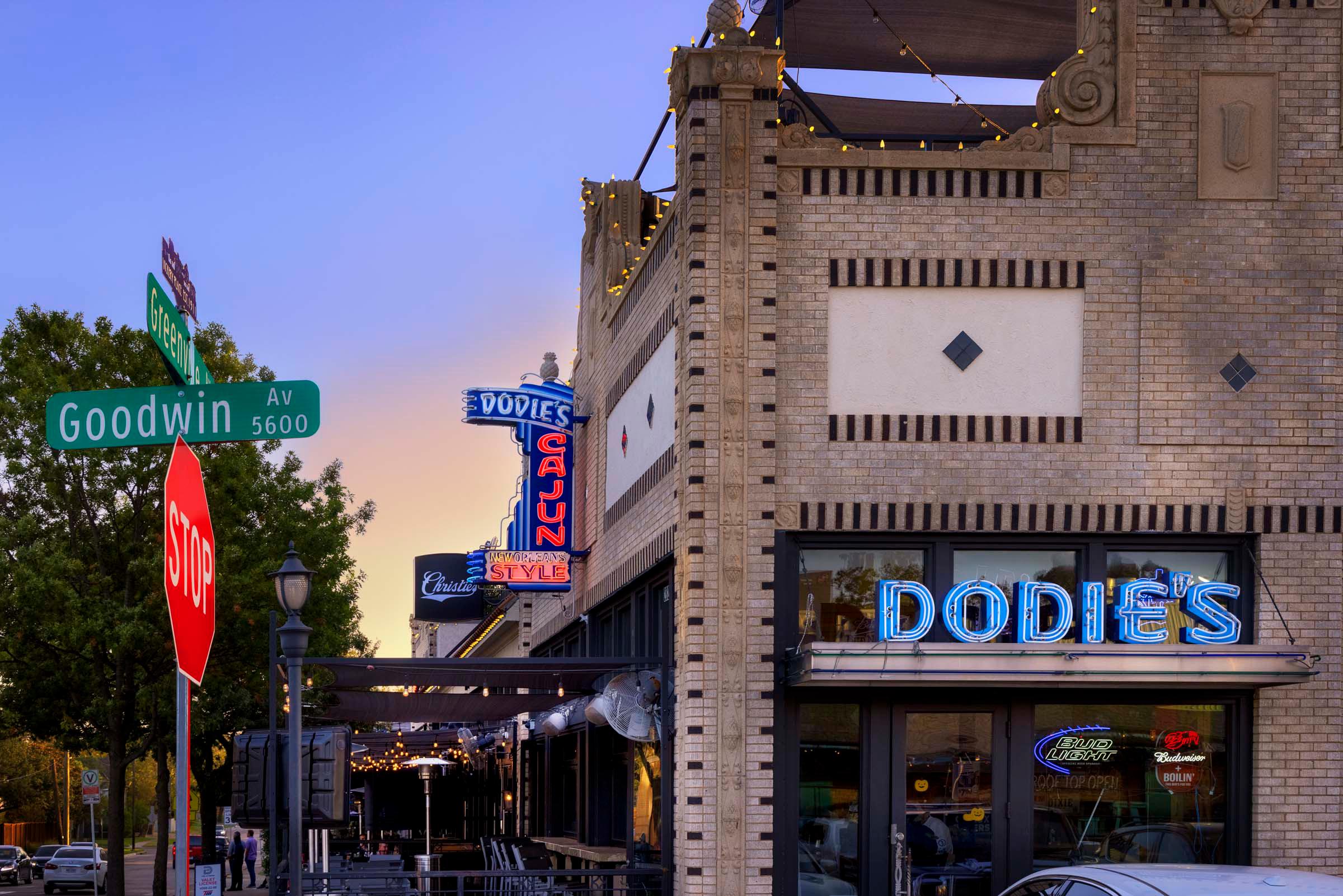 View of local hotspot from Goodwin Avenue