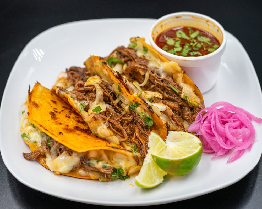 Quesa Birria Taco Trio