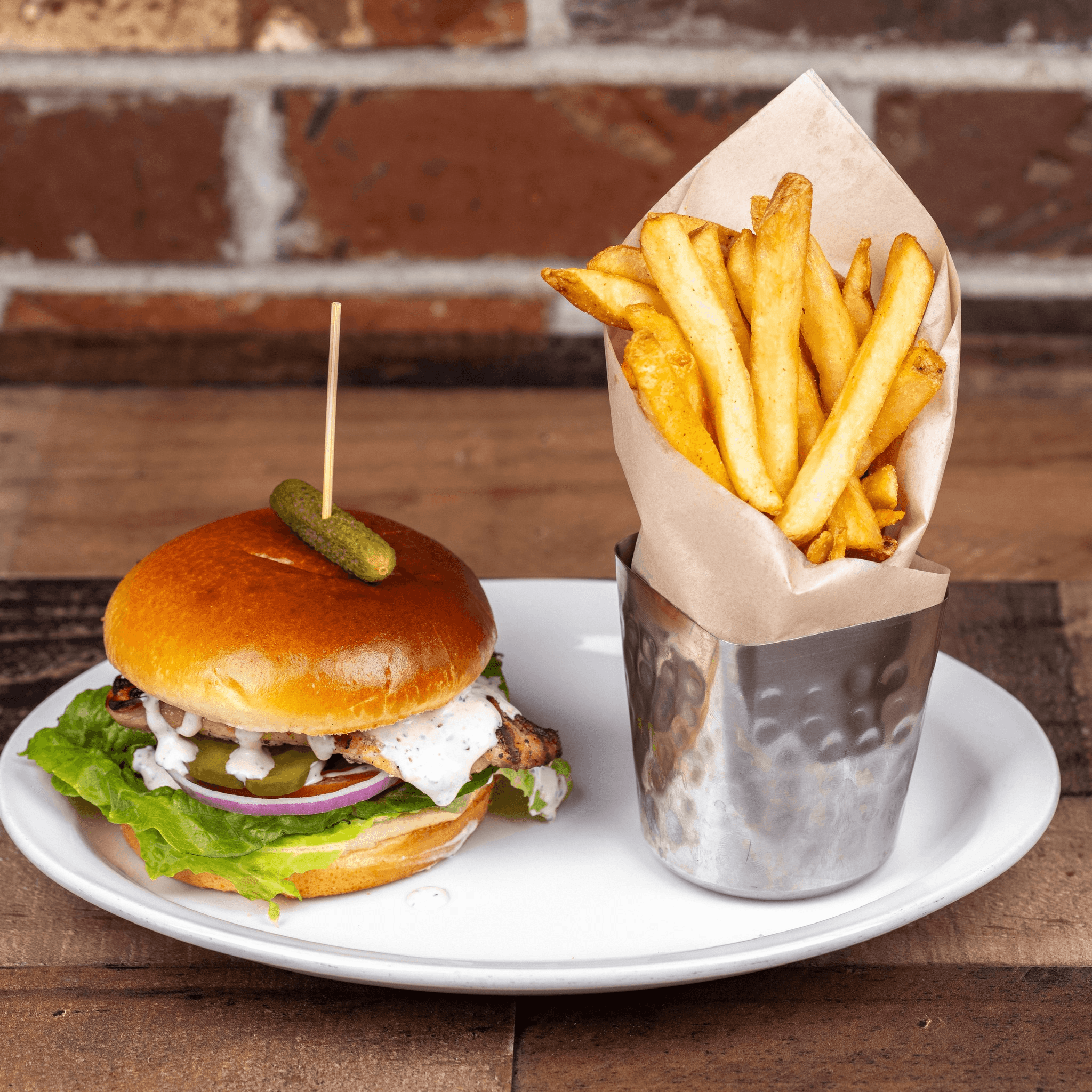 Grilled Peppercorn Chicken Sandwich