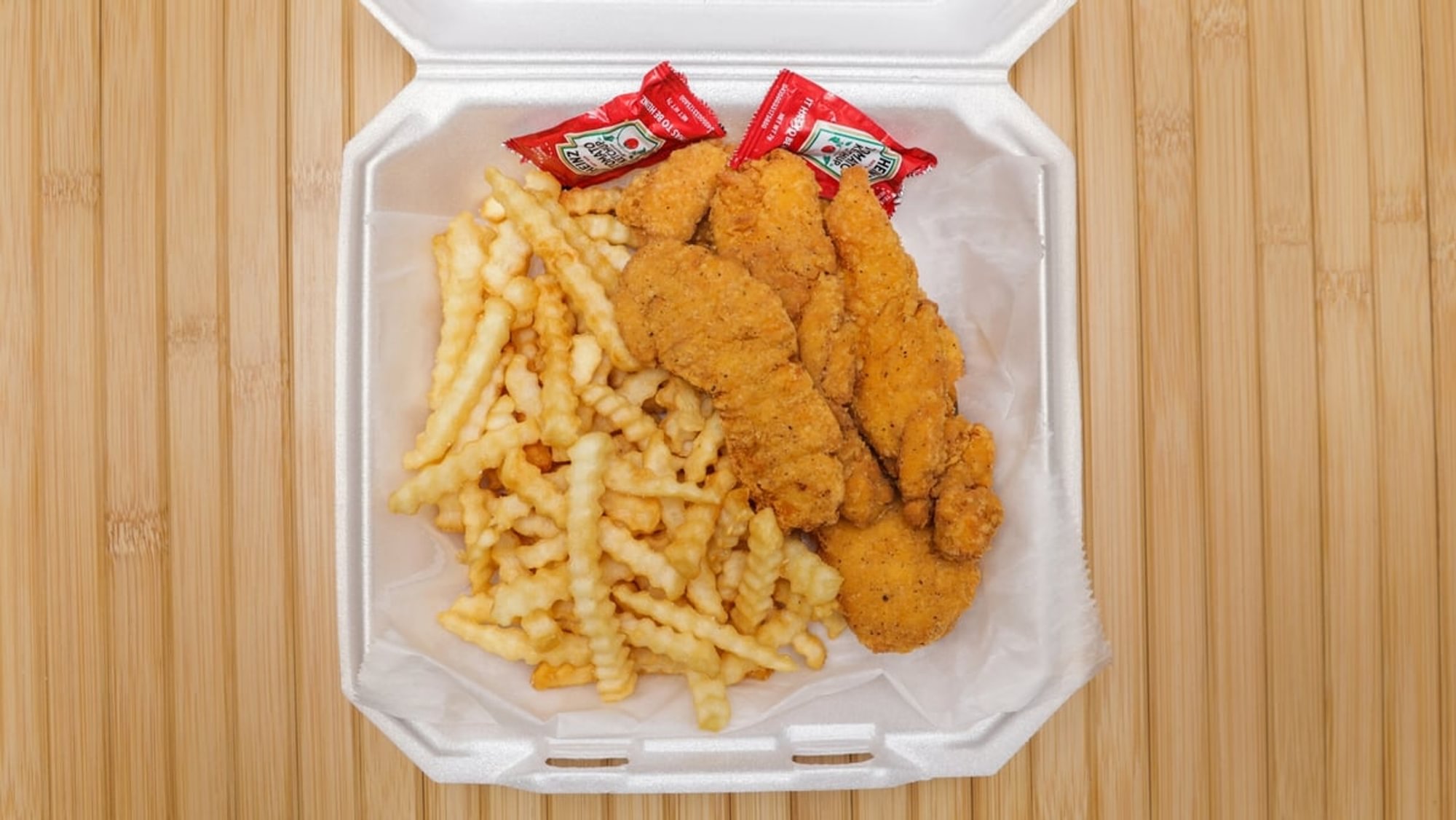 5 Piece Chicken Fingers and Fries