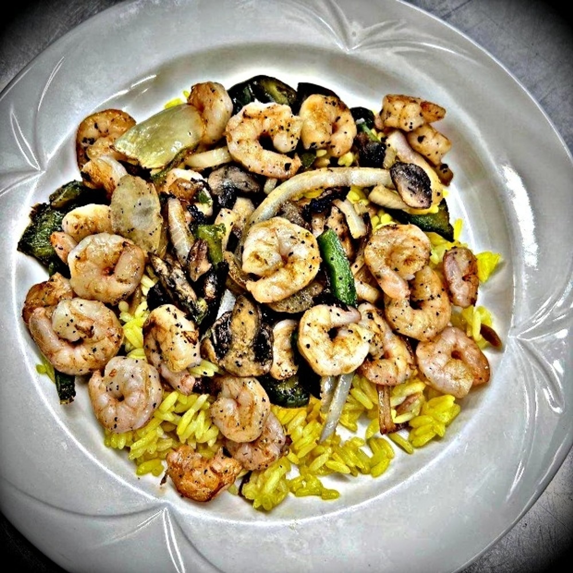 Shrimp Over Rice